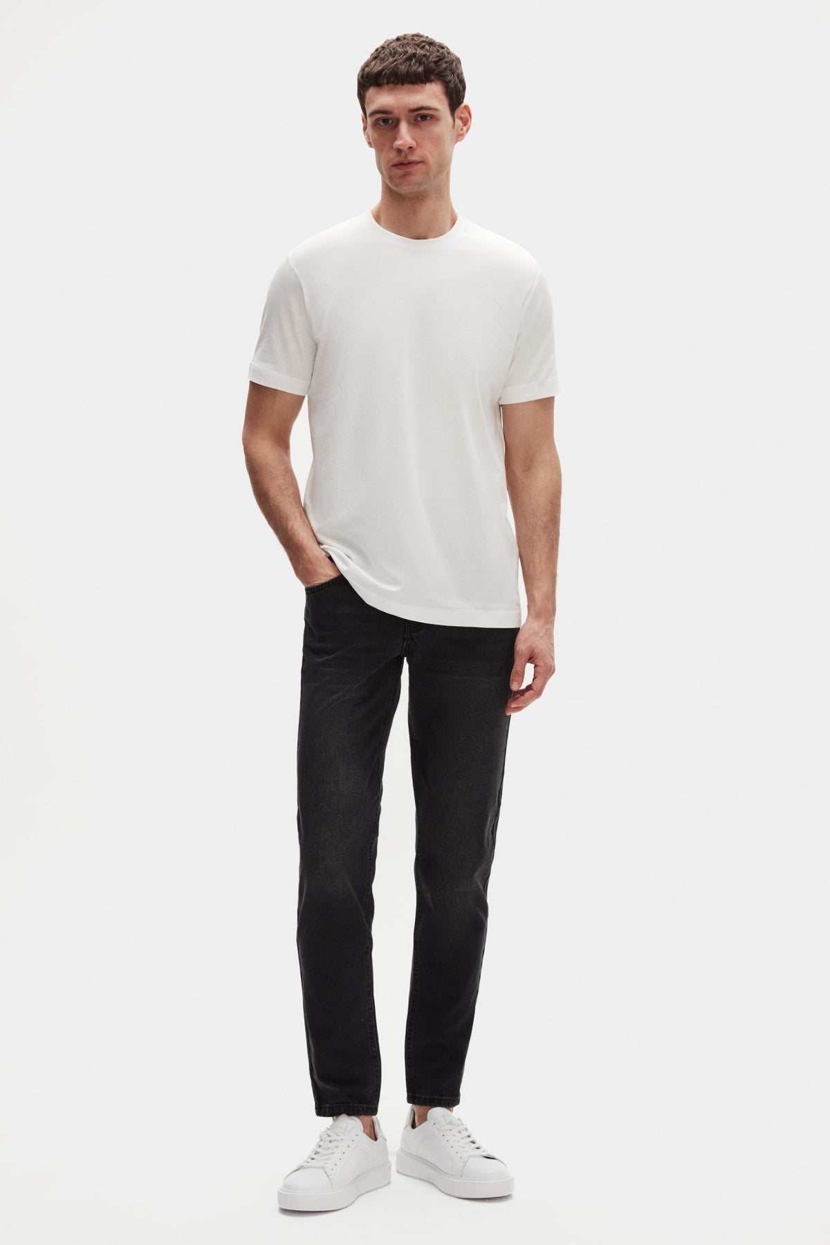 Ds Damat Comfort 100% Cotton T-Shirt  - Ecru