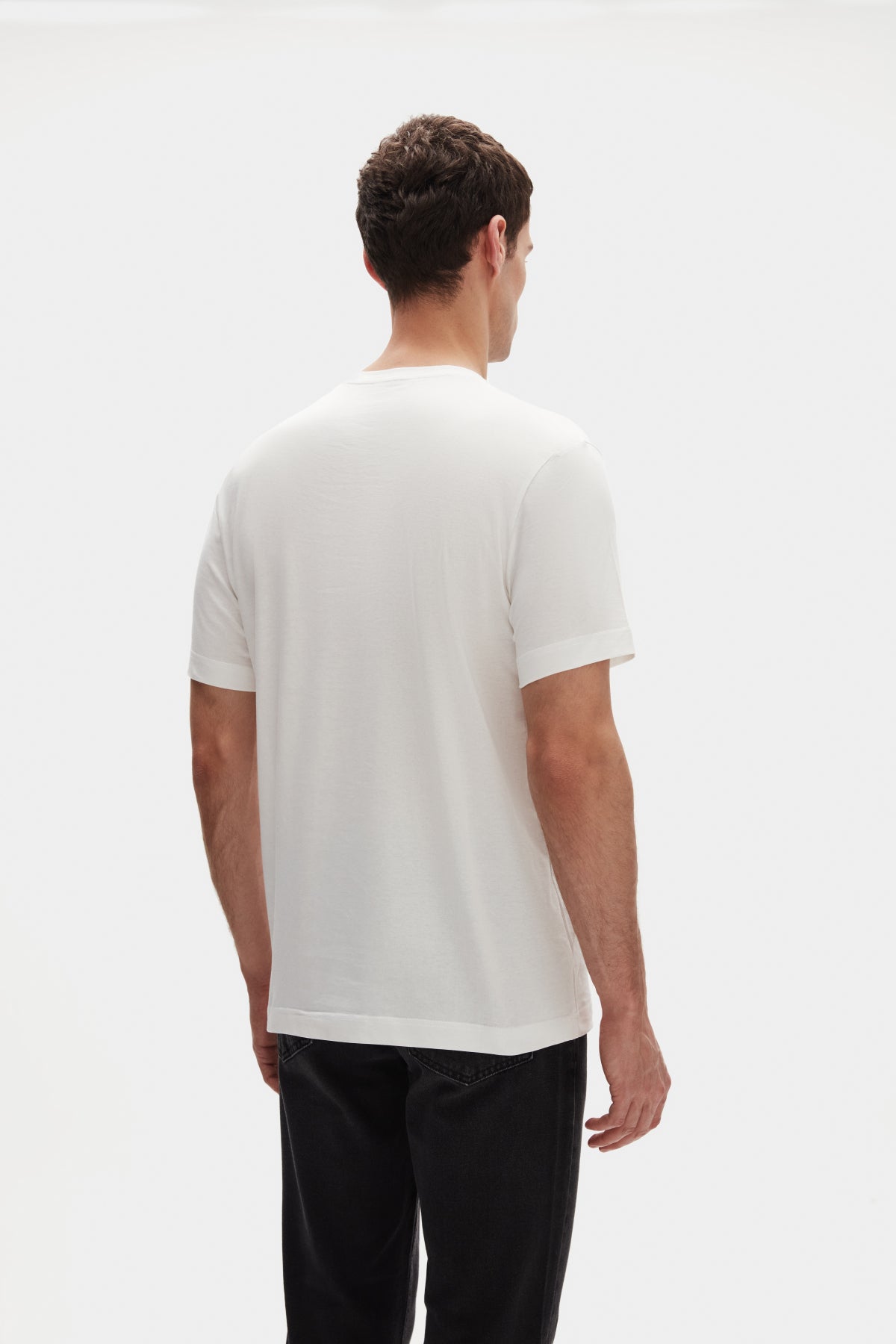 Ds Damat Comfort 100% Cotton T-Shirt  - Ecru