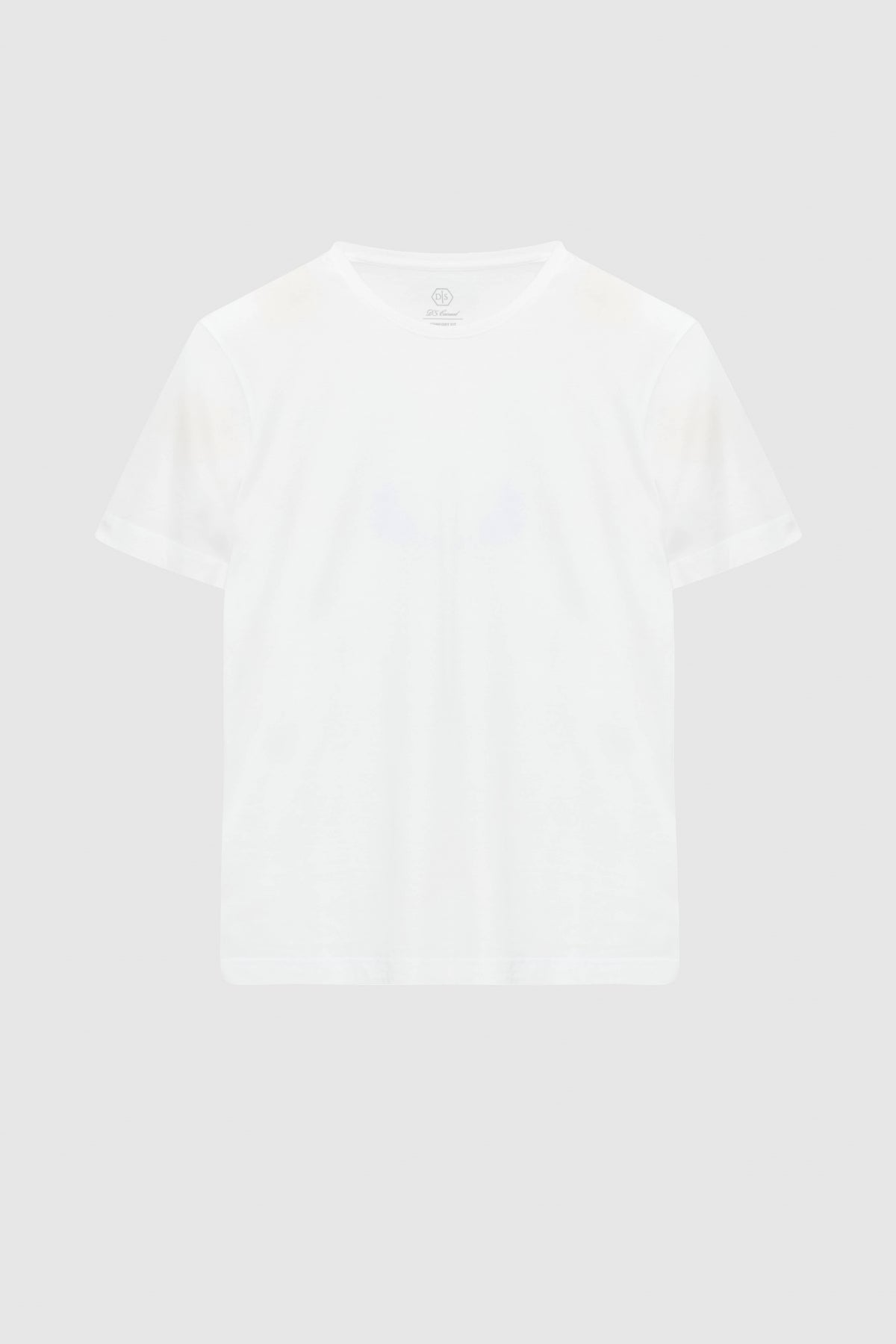 Ds Damat Comfort 100% Cotton T-Shirt  - Ecru
