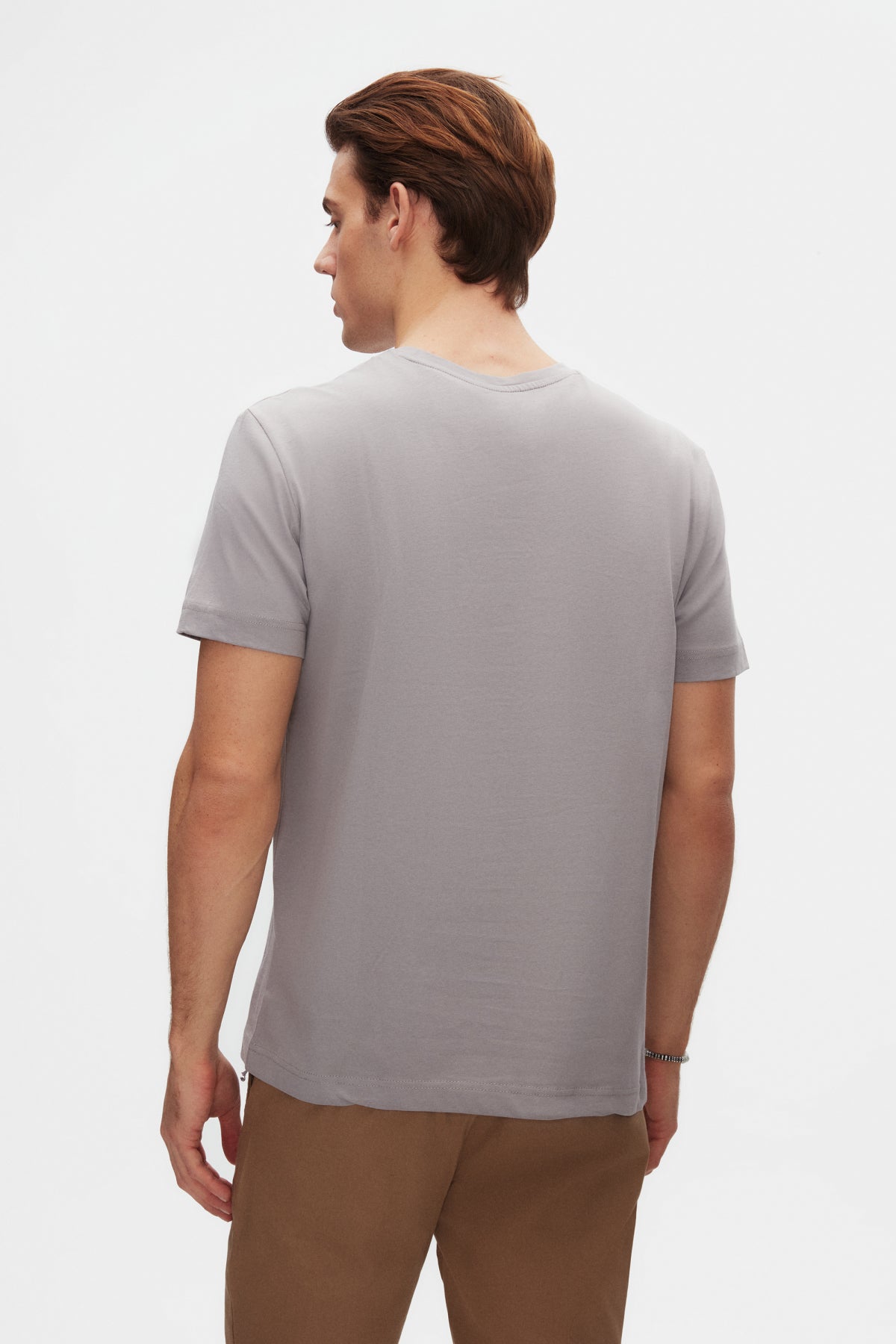Ds Damat Comfort 100% Cotton T-Shirt  - Gray