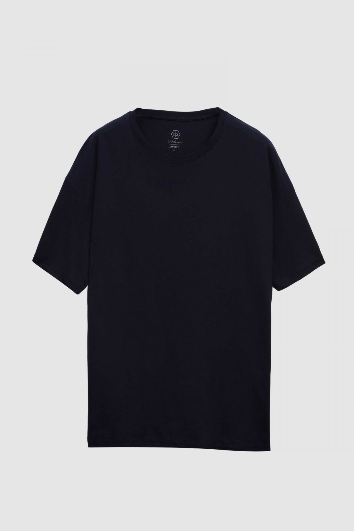Ds Damat Comfort 100% Cotton T-Shirt  - Navy Blue