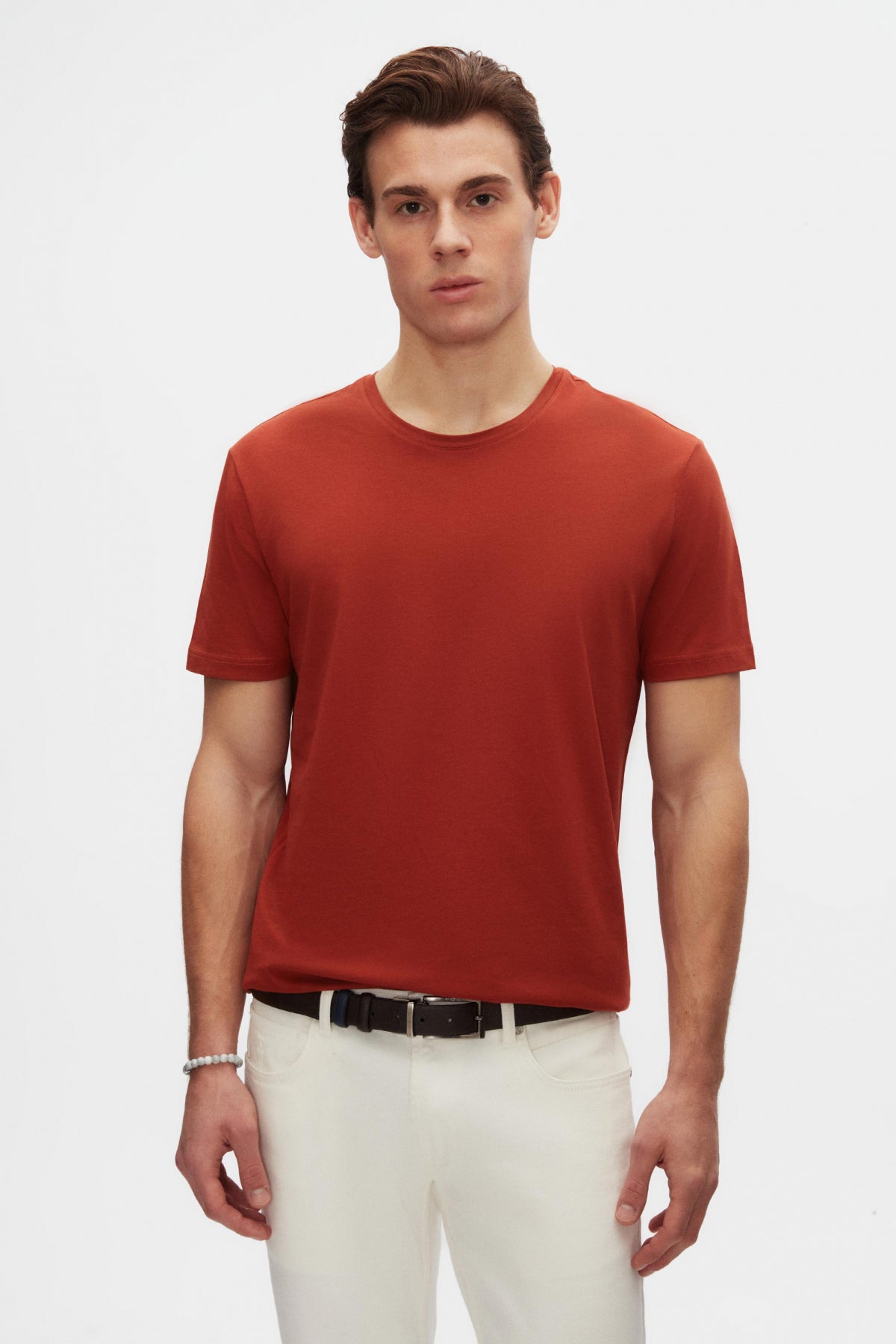 Ds Damat Comfort 100% Cotton T-Shirt  - Off White