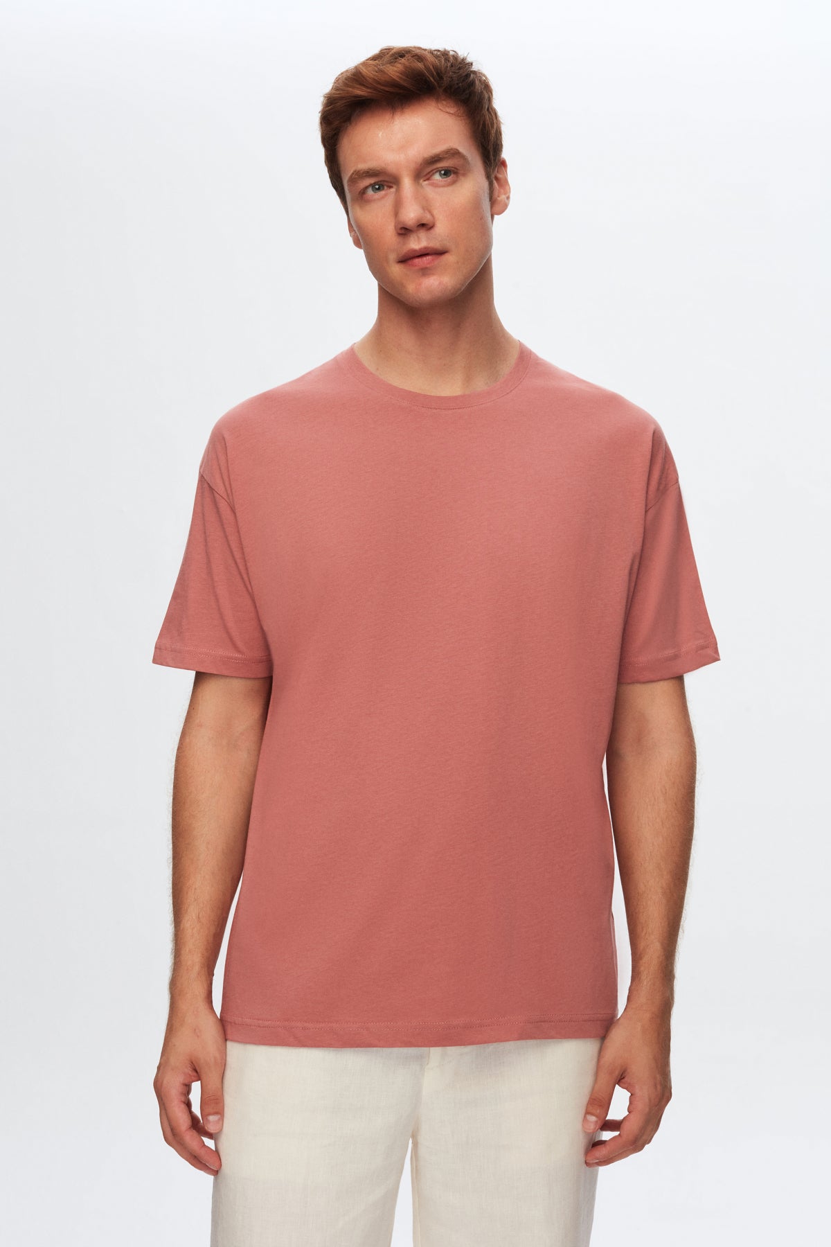 Ds Damat Comfort 100% Cotton T-Shirt  - Pink