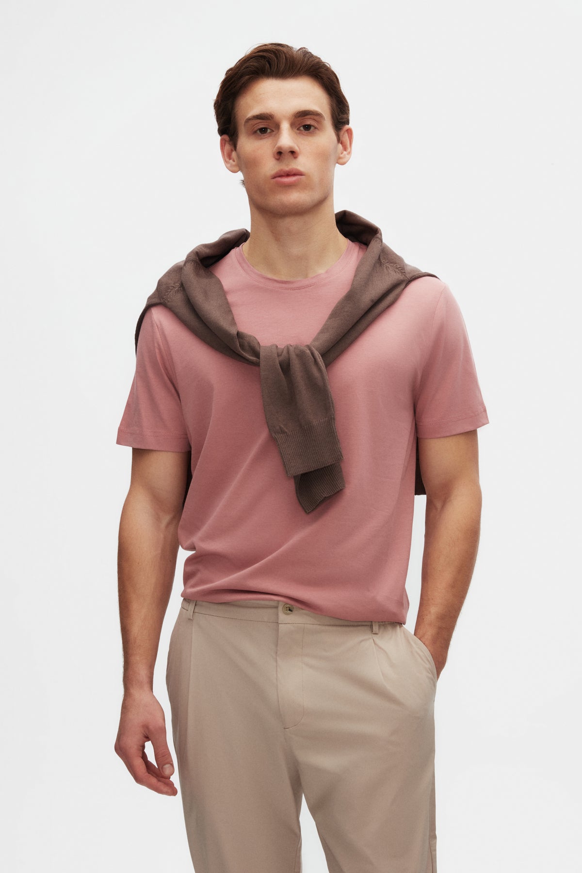 Ds Damat Comfort 100% Cotton T-Shirt  - Pink