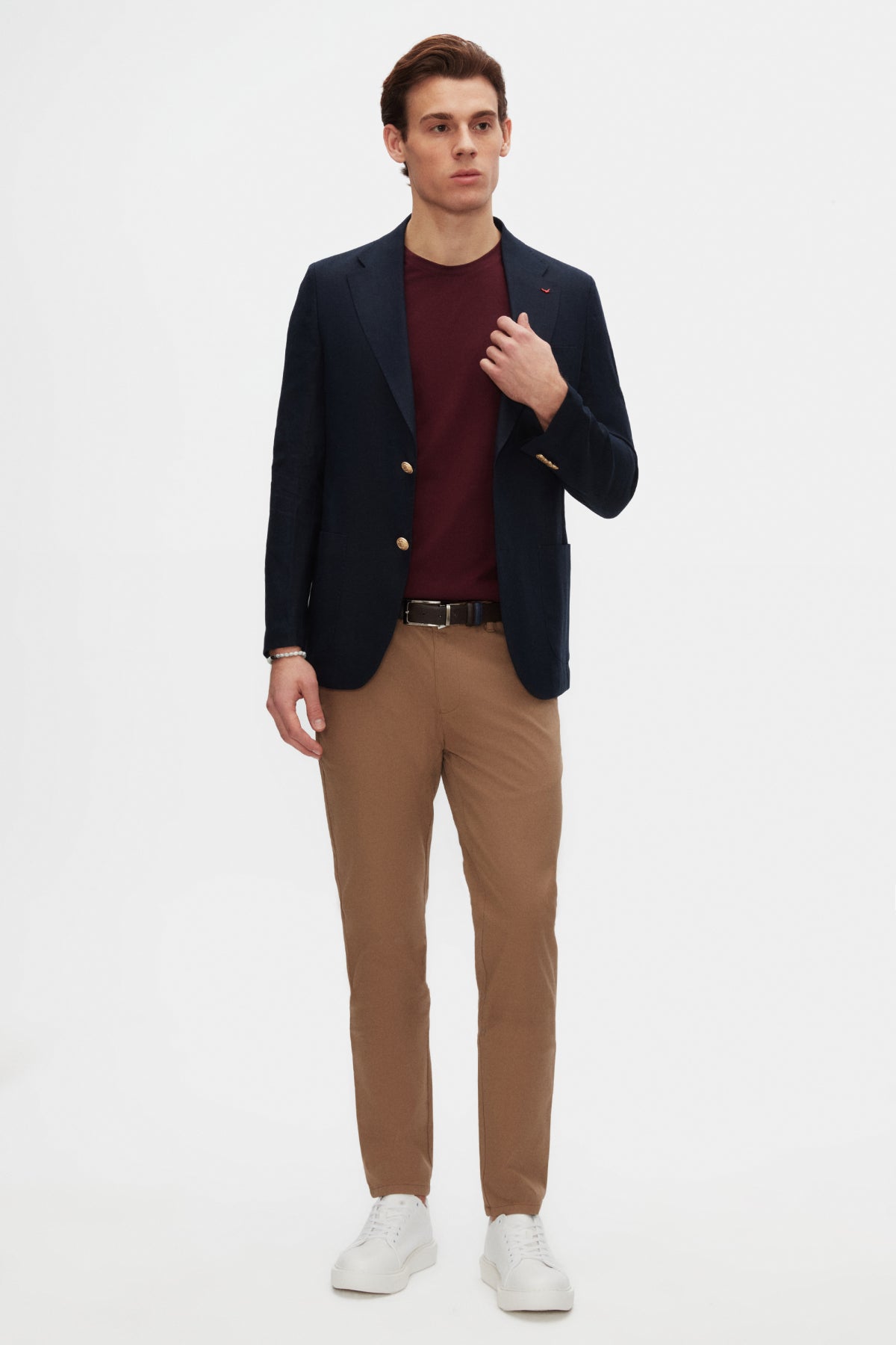 Ds Damat Comfort 100% Cotton T-Shirt  - Plum