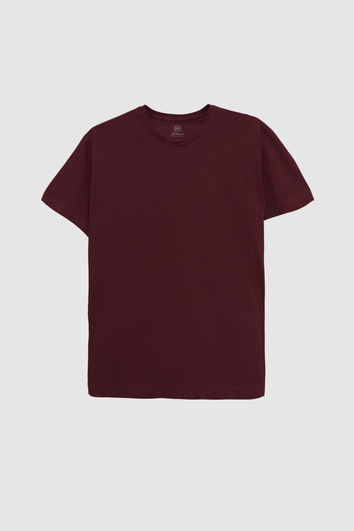 Ds Damat Comfort 100% Cotton T-Shirt  - Plum