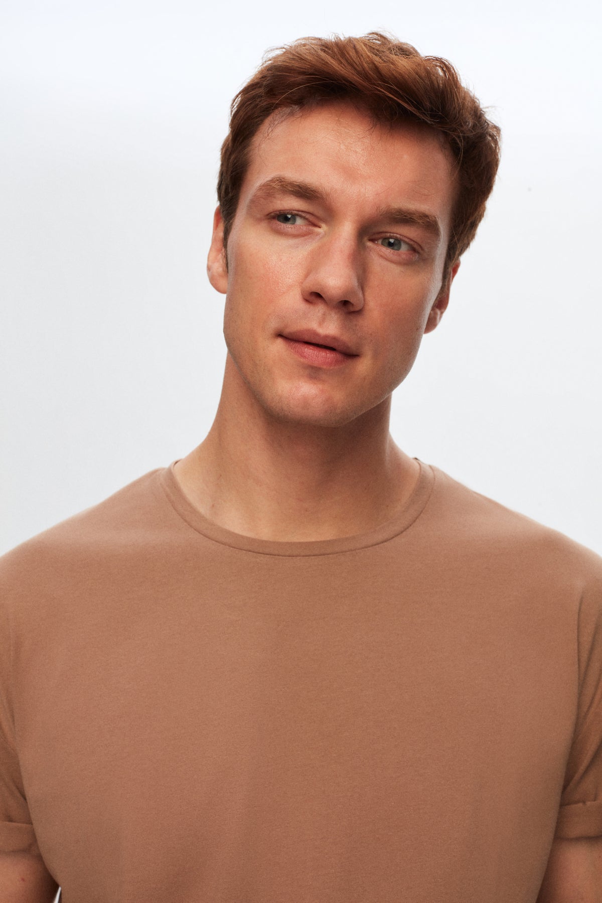 Ds Damat Comfort 100% Cotton T-Shirt  - Taupe
