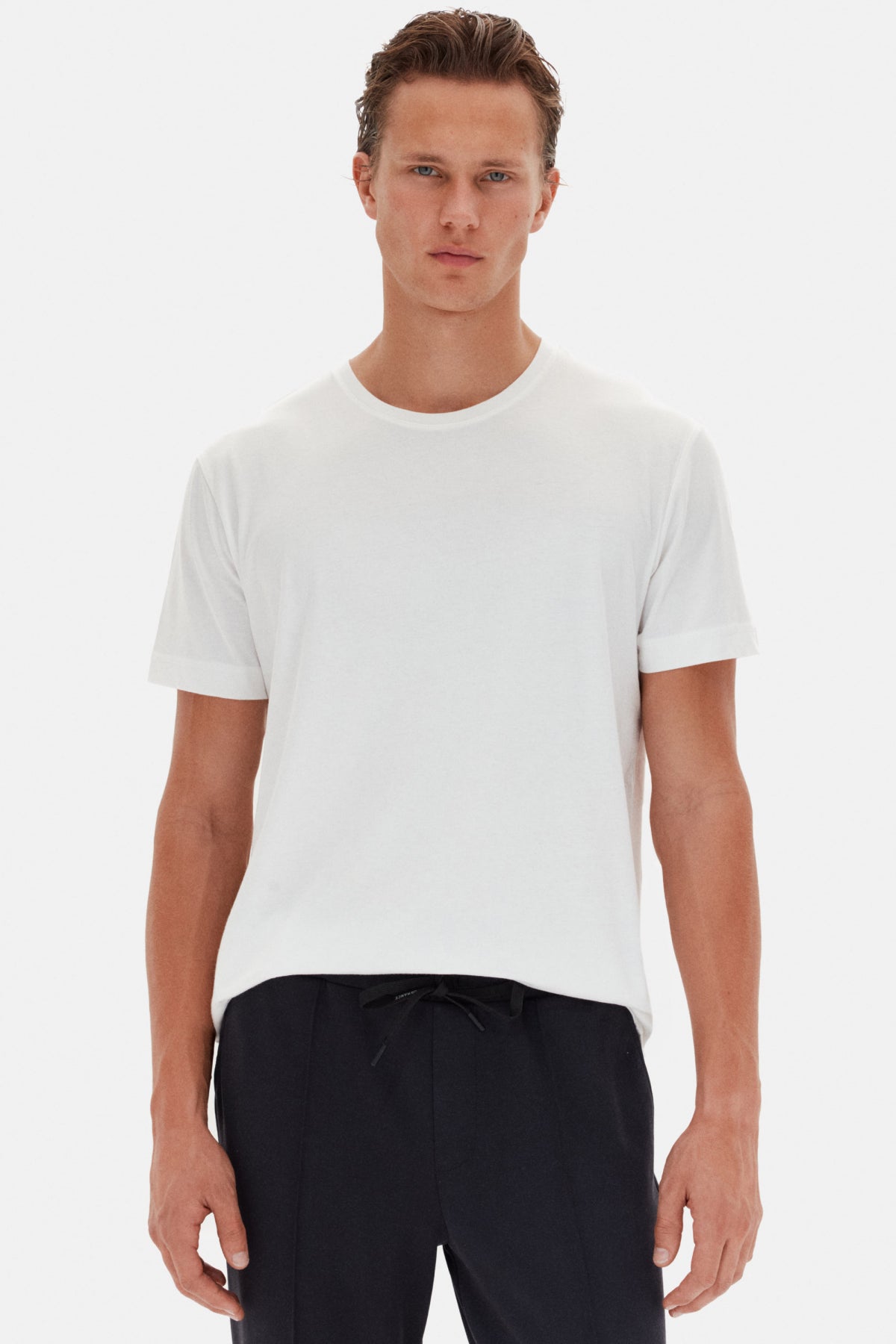 Ds Damat Comfort 100% Cotton T-Shirt  - White
