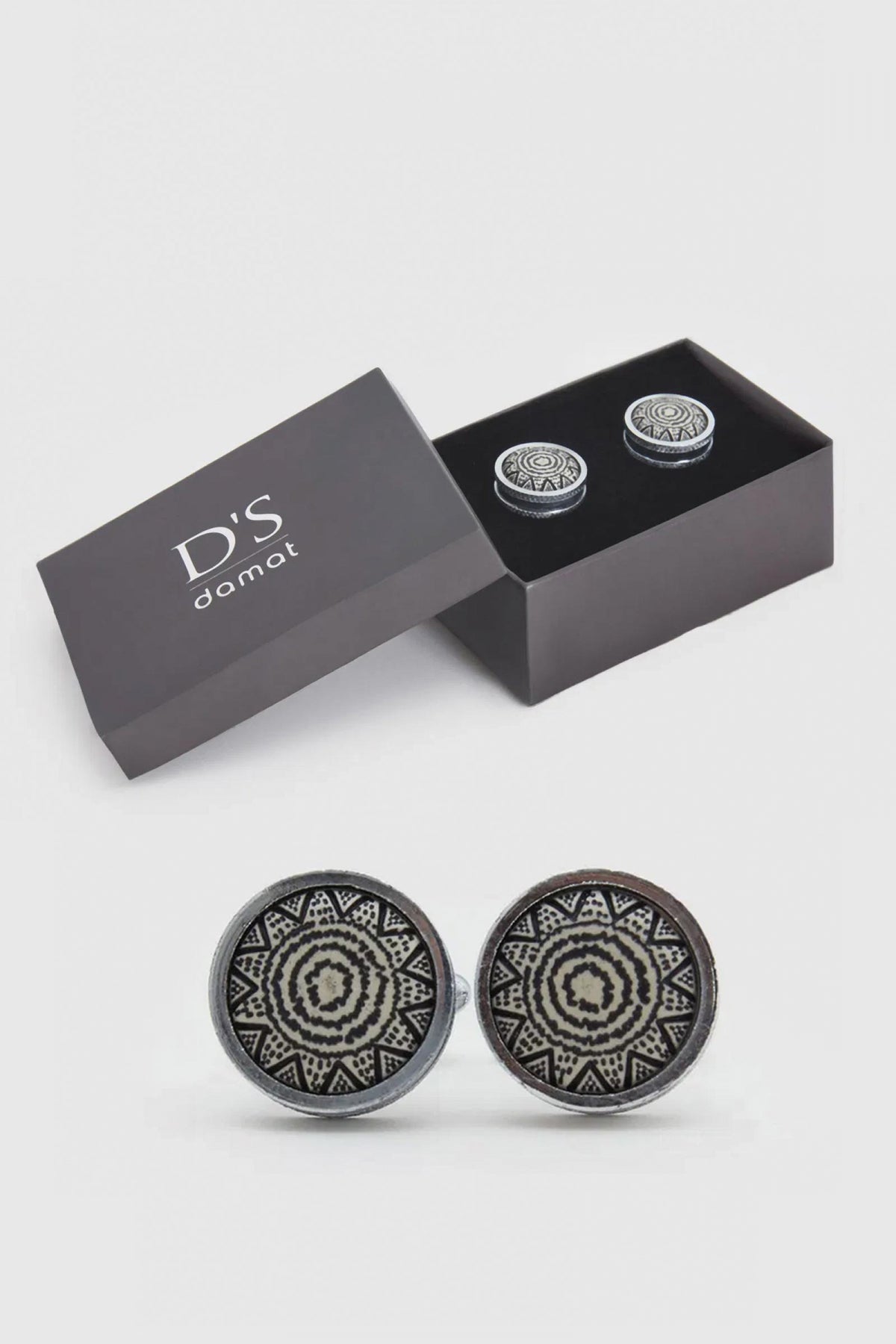 Ds Damat Cufflinks  - Ethnic Black