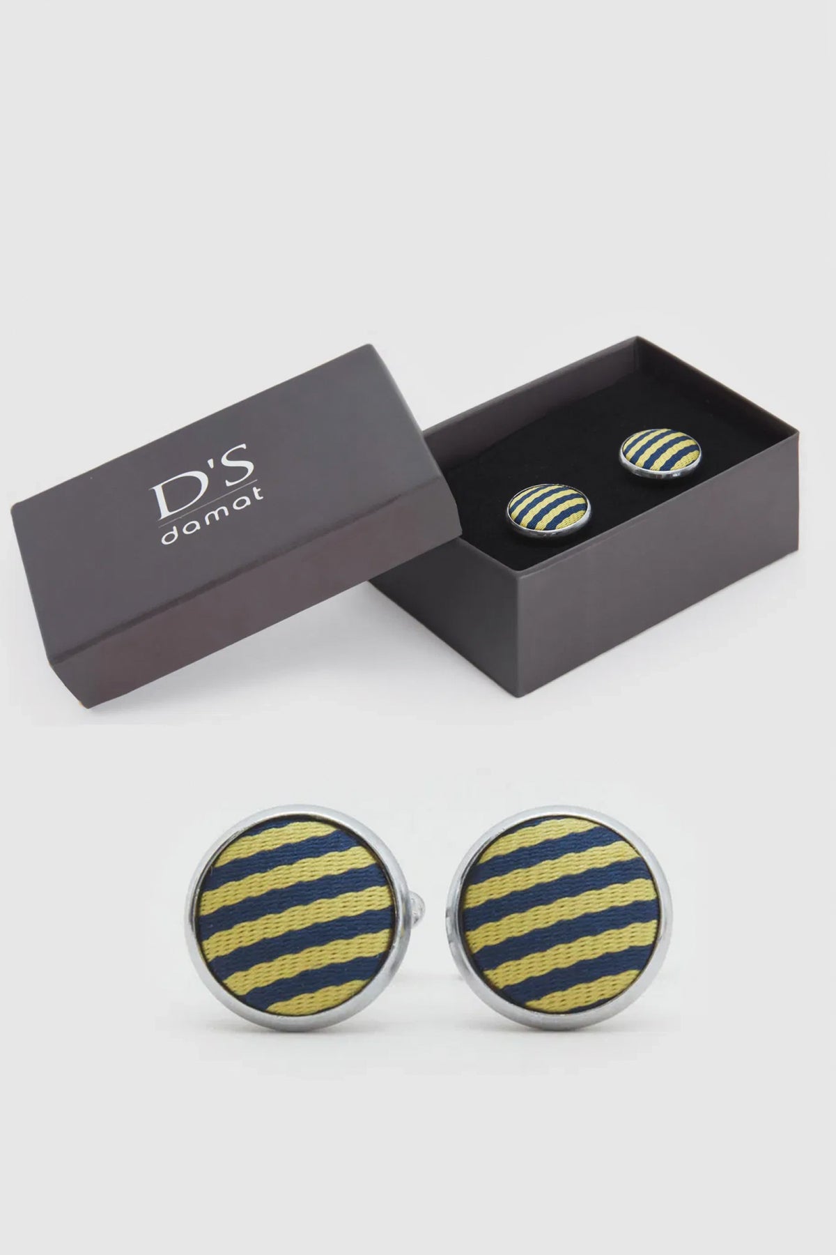 أزرار أكمام Ds Damat - أصفر، أزرق داكن