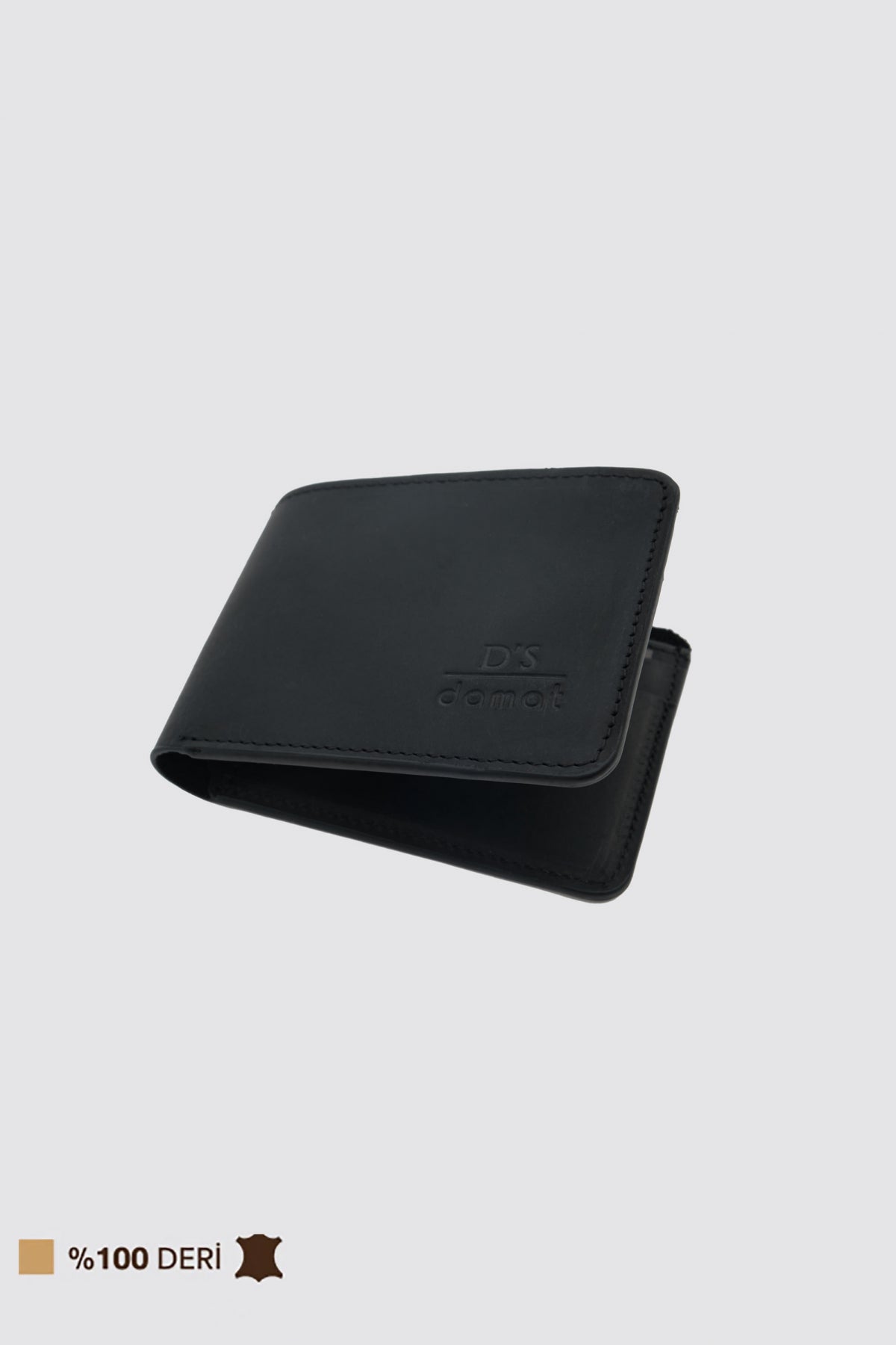 Ds Damat Leather Wallet  - Black