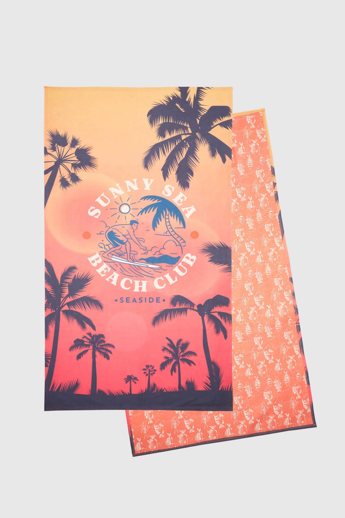 Ds Damat Microfiber 85x150 cm Ultra-Absorbent Sand-Free Beach Towel  - Brick