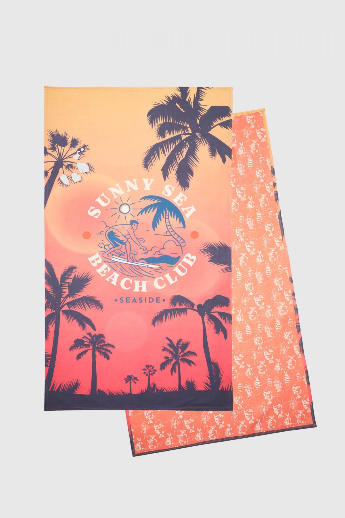 Ds Damat Microfiber 85x150 cm Ultra-Absorbent Sand-Free Beach Towel  - Brick