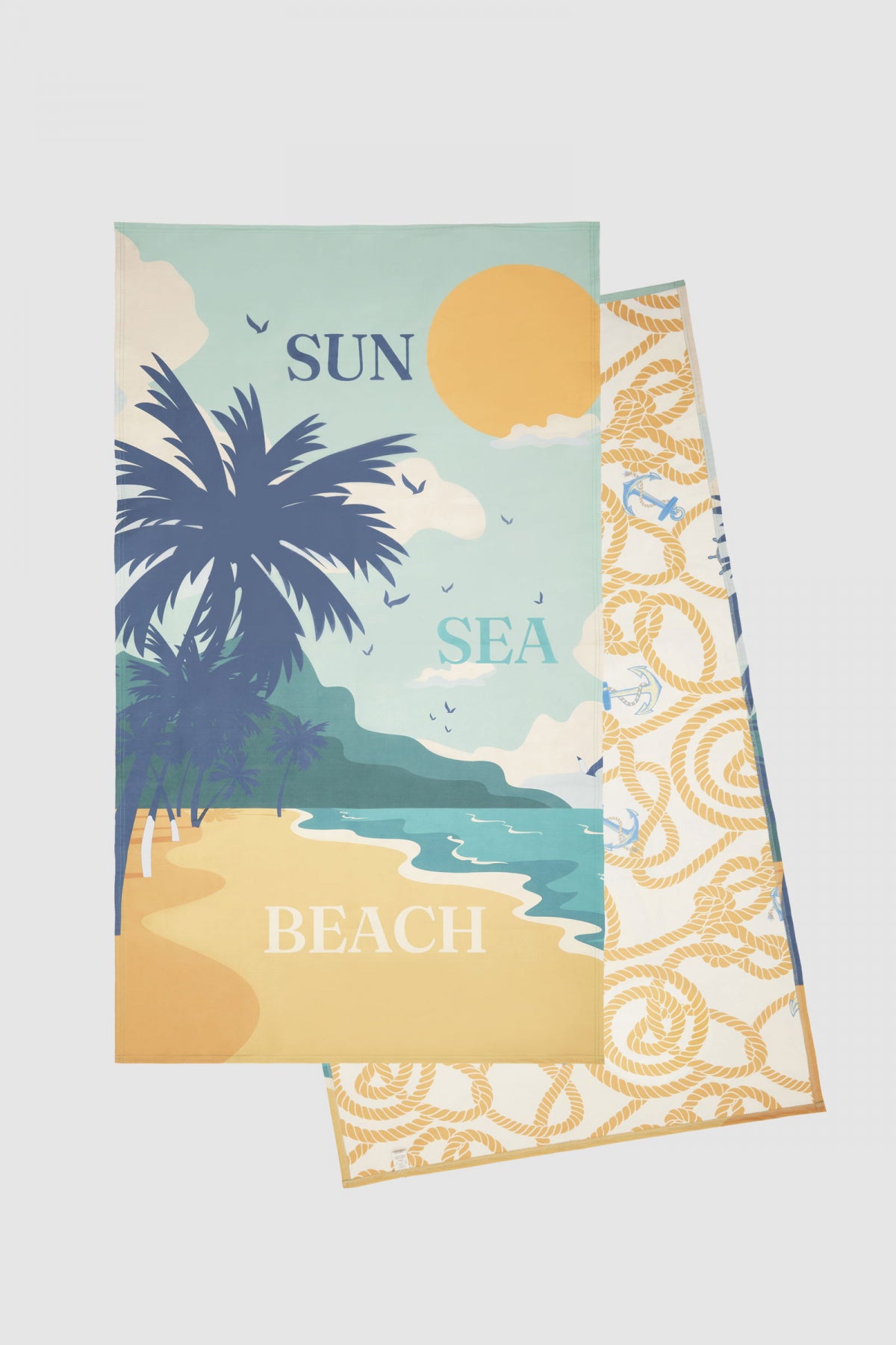 Ds Damat Microfiber 85x150 cm Ultra-Absorbent Sand-Free Beach Towel  - Orange