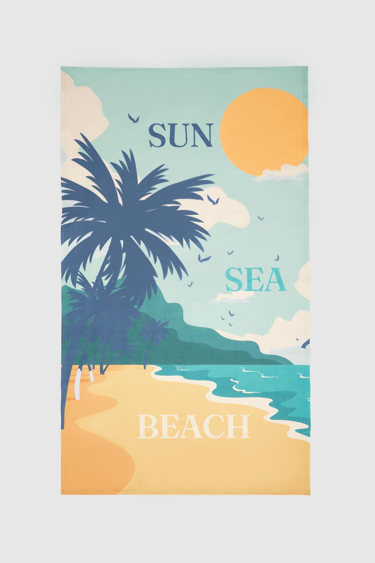 Ds Damat Microfiber 85x150 cm Ultra-Absorbent Sand-Free Beach Towel  - Orange