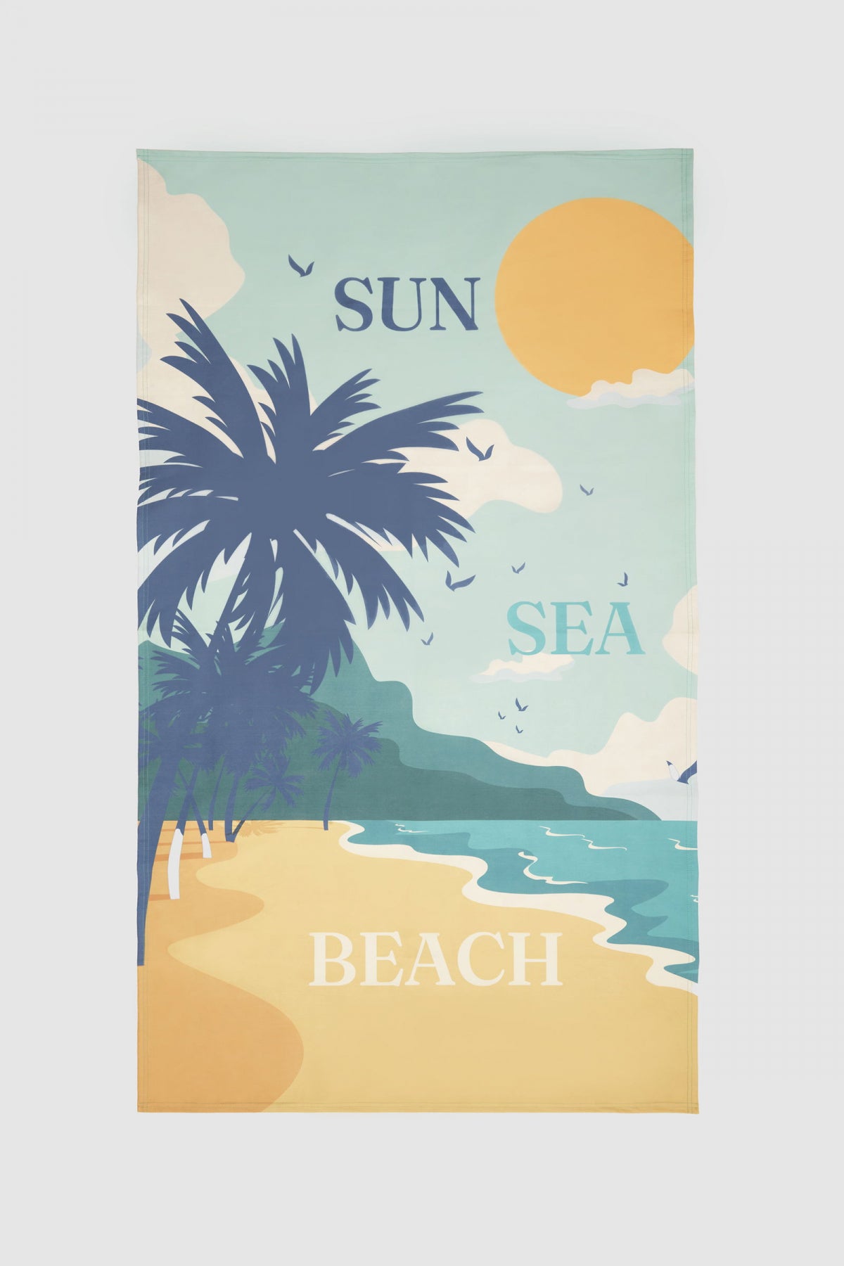 Ds Damat Microfiber 85x150 cm Ultra-Absorbent Sand-Free Beach Towel  - Orange