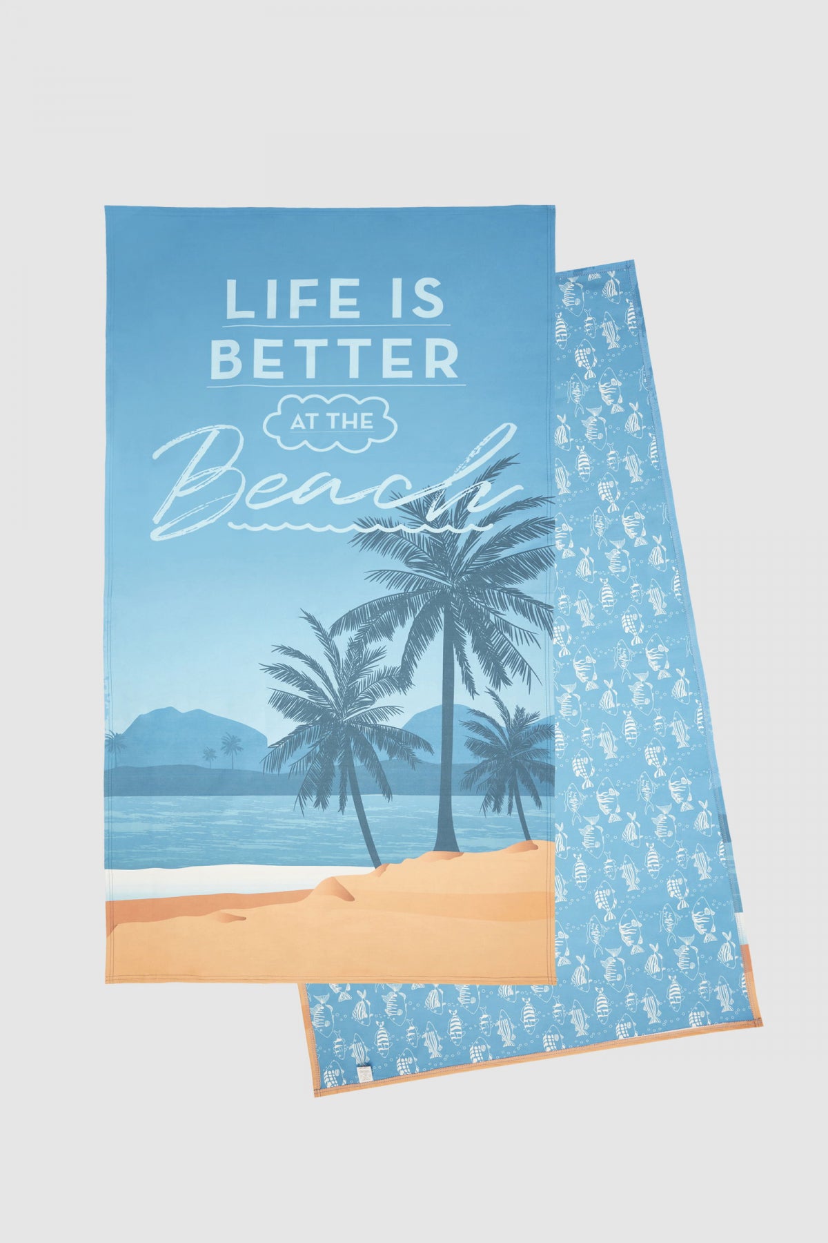 Ds Damat Microfiber 85x150 cm Ultra-Absorbent Sand-Free Beach Towel  - Turquoise
