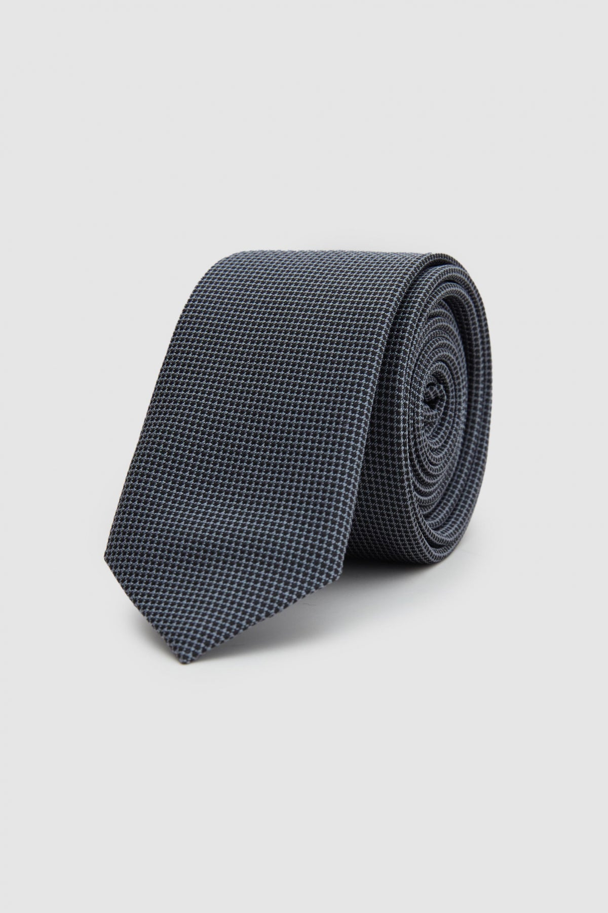 Ds Damat Patterned 5.5 cm Tie  - Anthracite