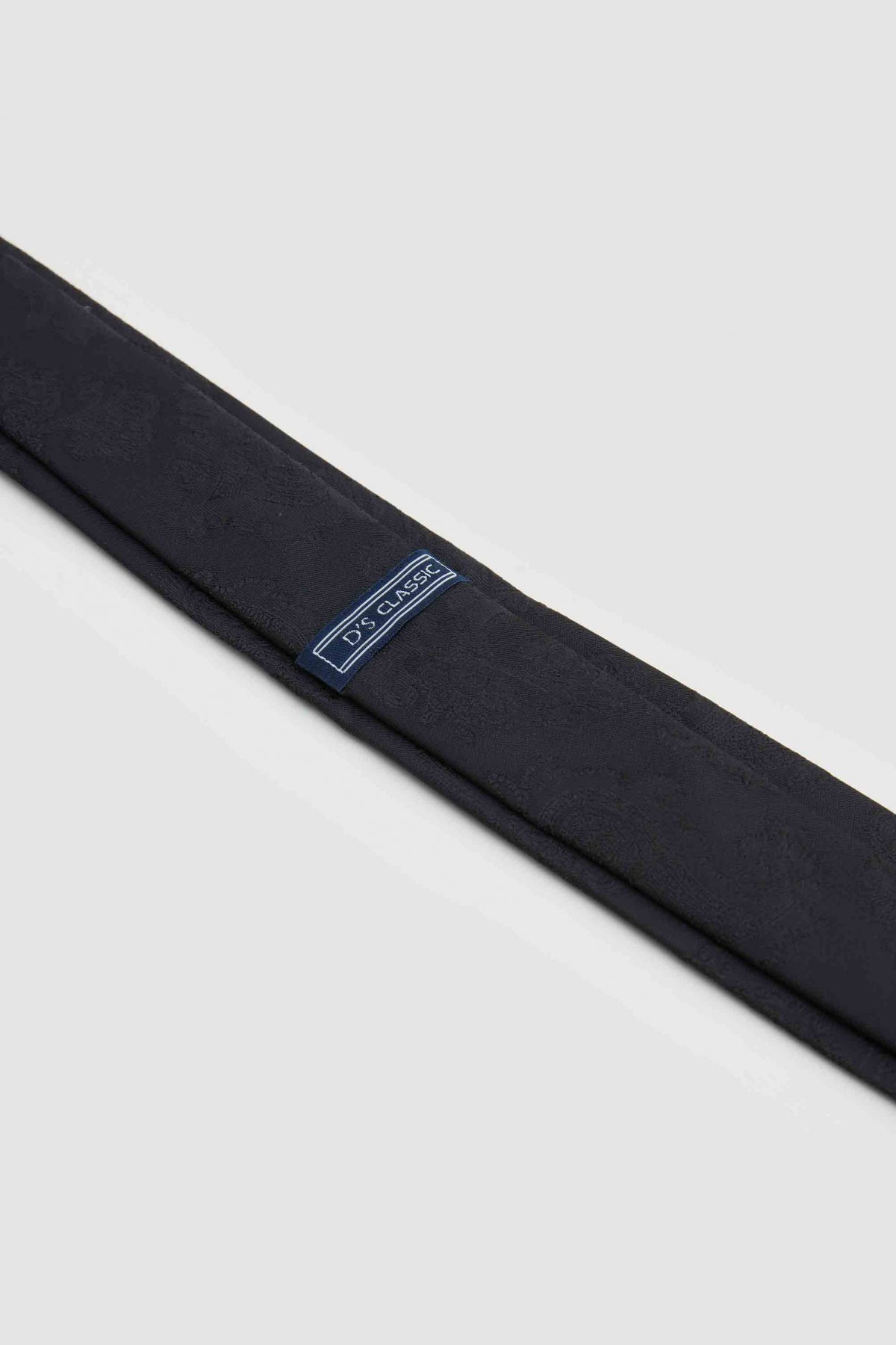 Ds Damat Patterned 5.5 cm Tie  - Black