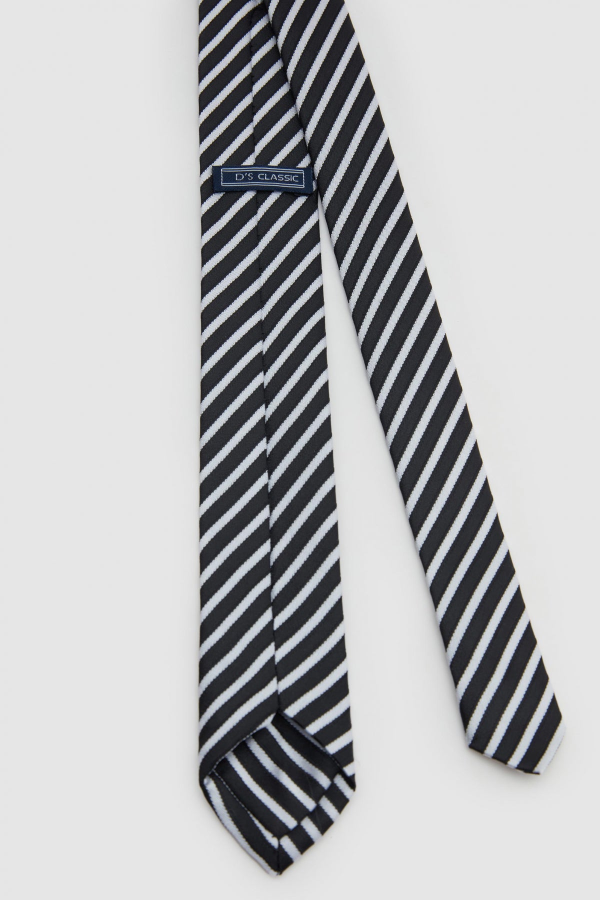 Ds Damat Patterned 5.5 cm Tie  - Black