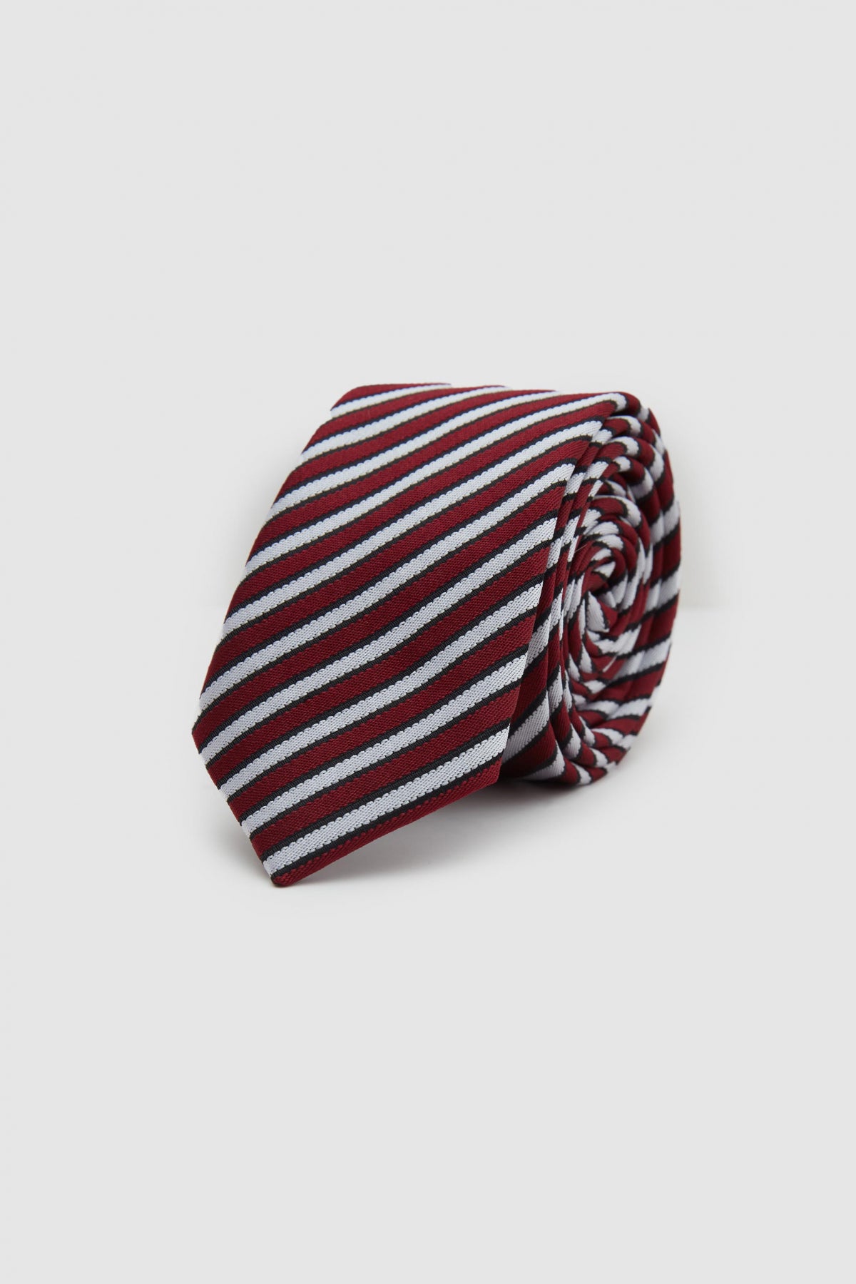 Ds Damat Patterned 5.5 cm Tie  - Burgundy