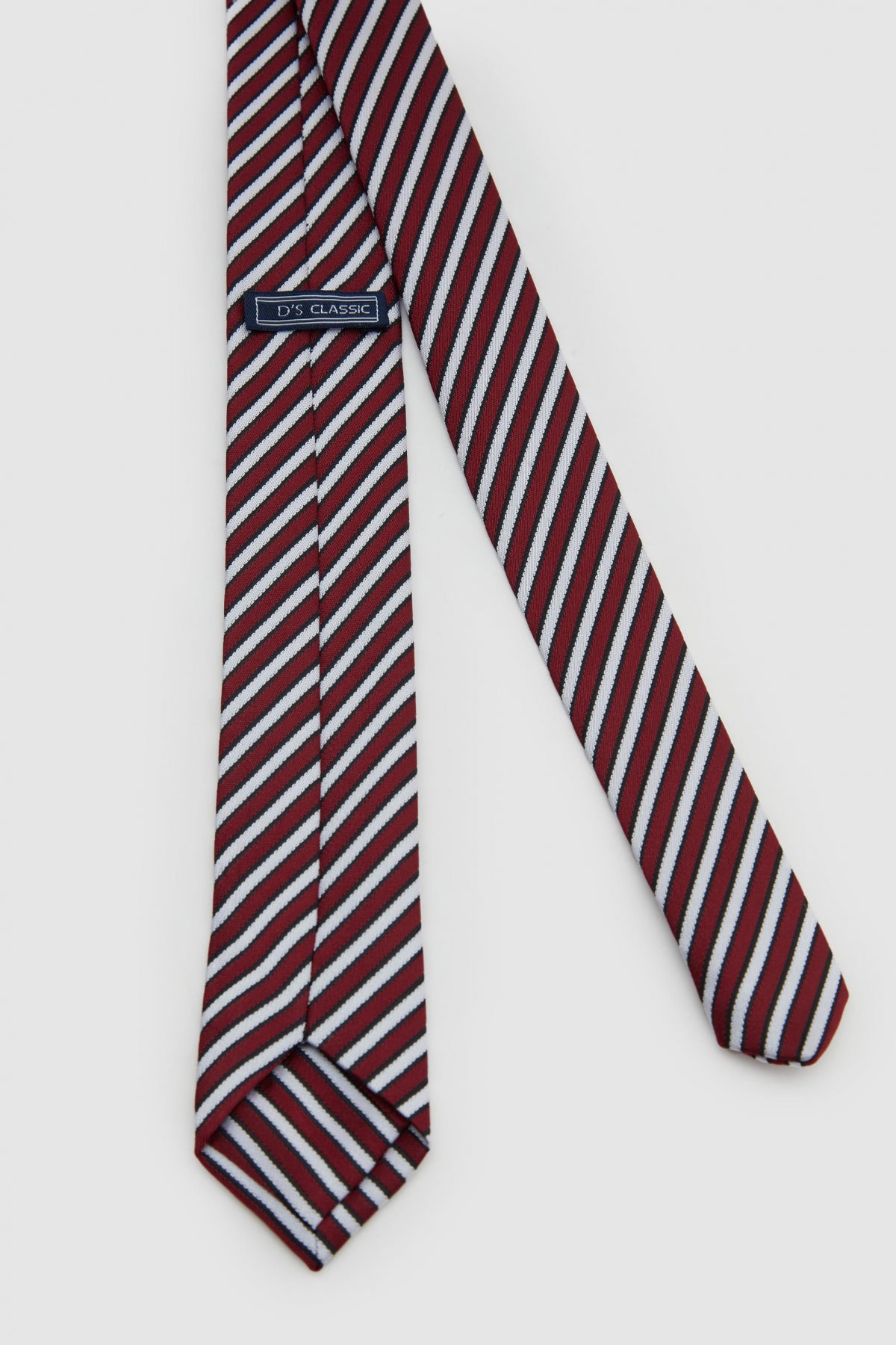 Ds Damat Patterned 5.5 cm Tie  - Burgundy