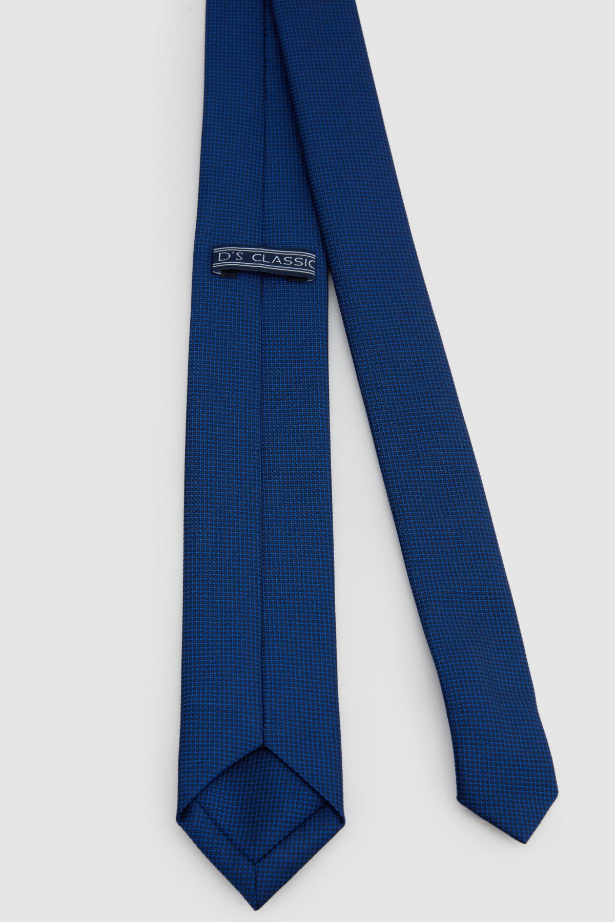 Ds Damat Patterned 5.5 cm Tie  - Navy Blue
