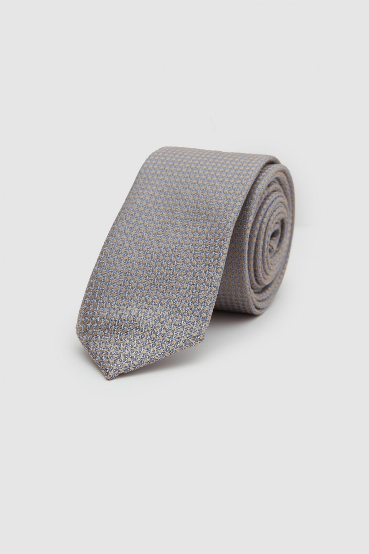 Ds Damat Patterned 5.5 cm Tie  - Powder Blue