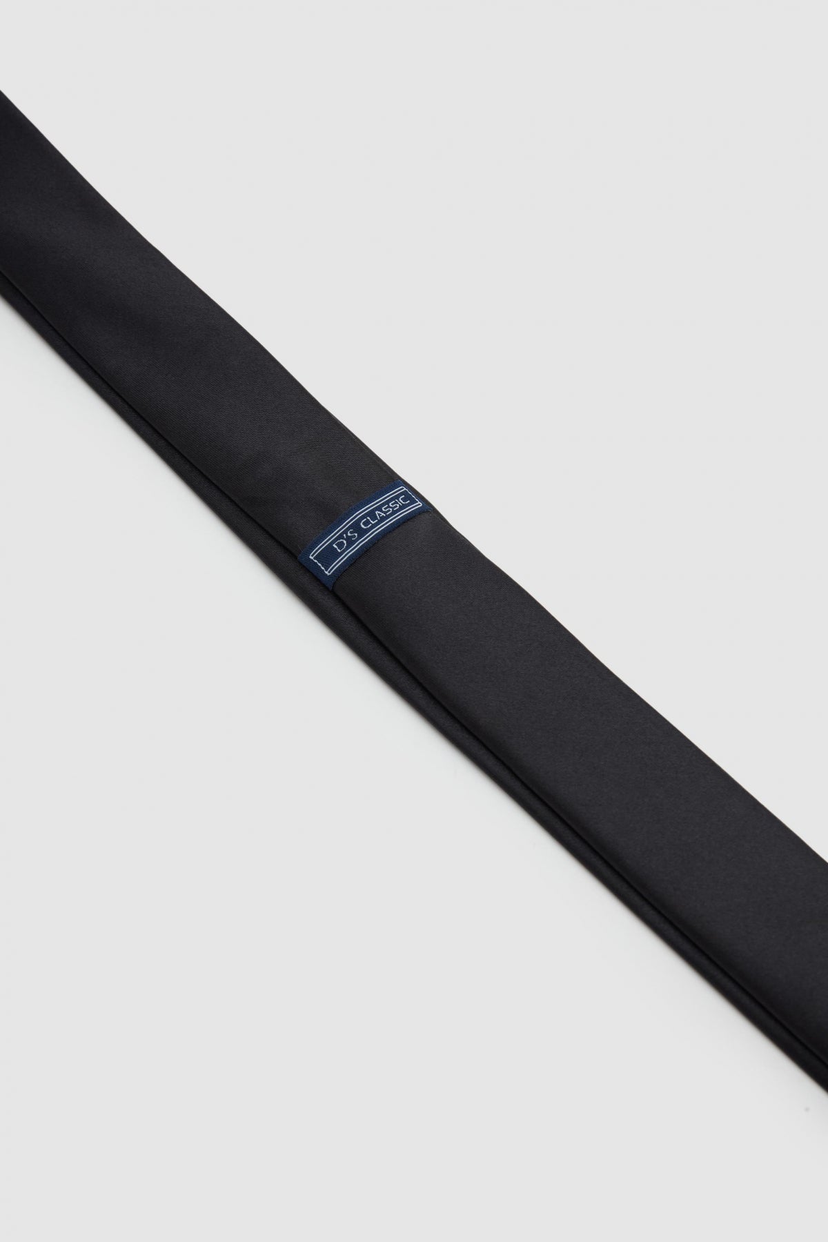 Ds Damat Plain 4 cm Tie  - Black