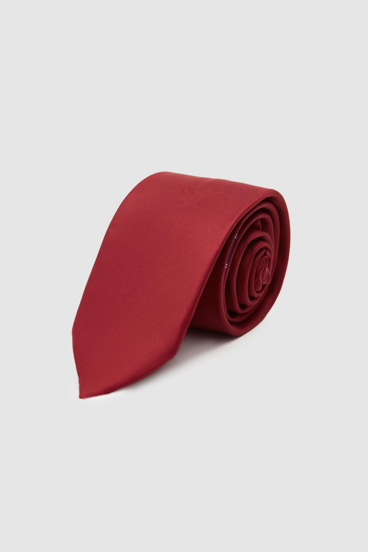 Ds Damat Plain 5.5 cm Tie  - Burgundy