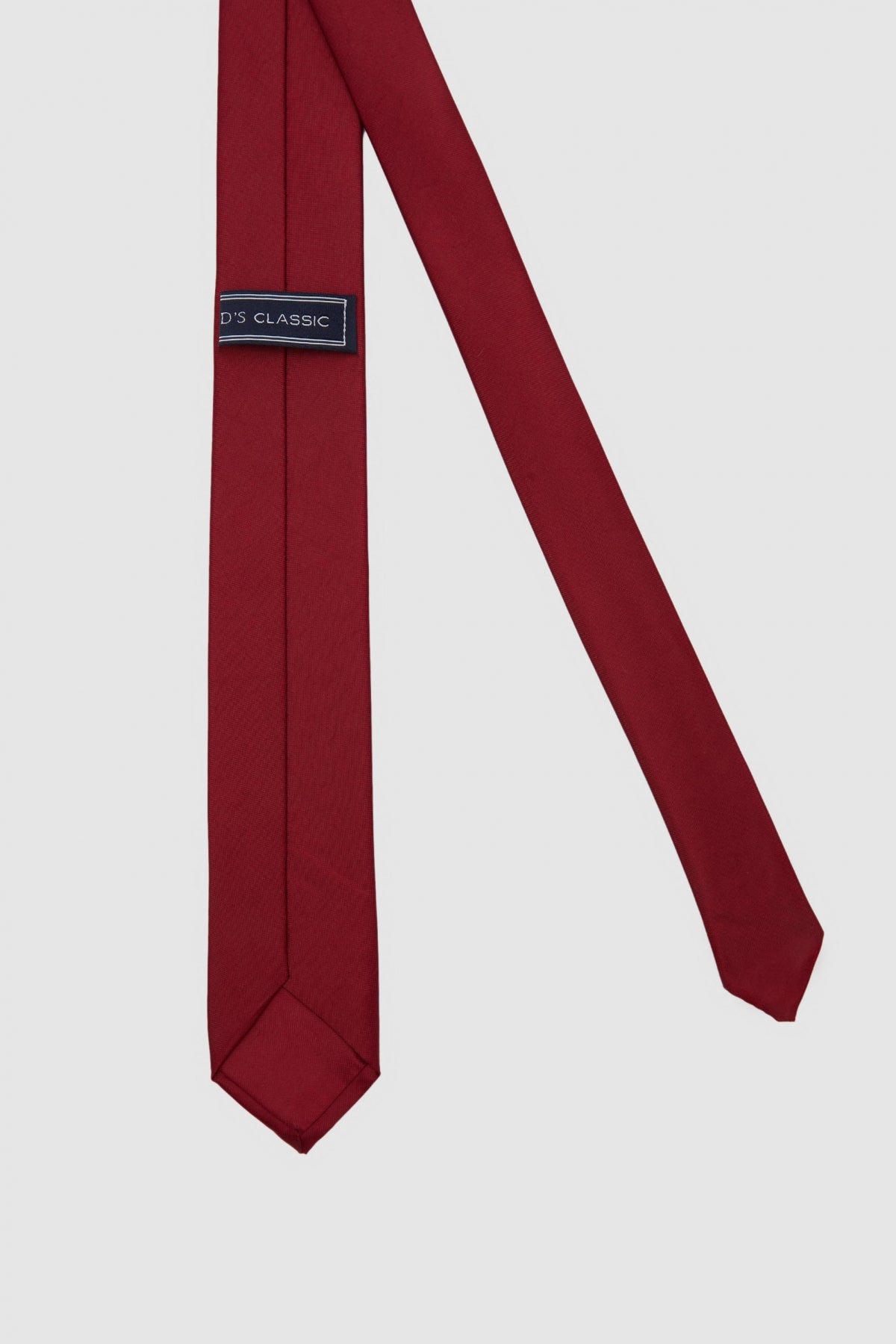 Ds Damat Plain 5.5 cm Tie  - Burgundy