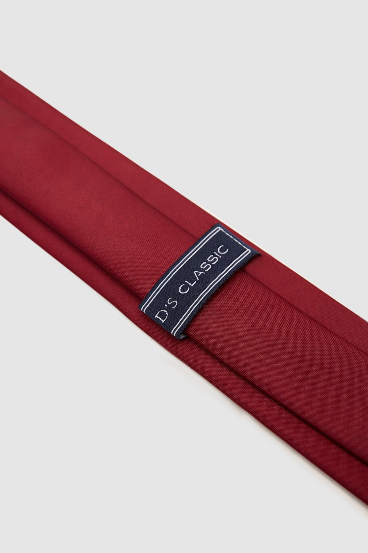 Ds Damat Plain 5.5 cm Tie  - Burgundy