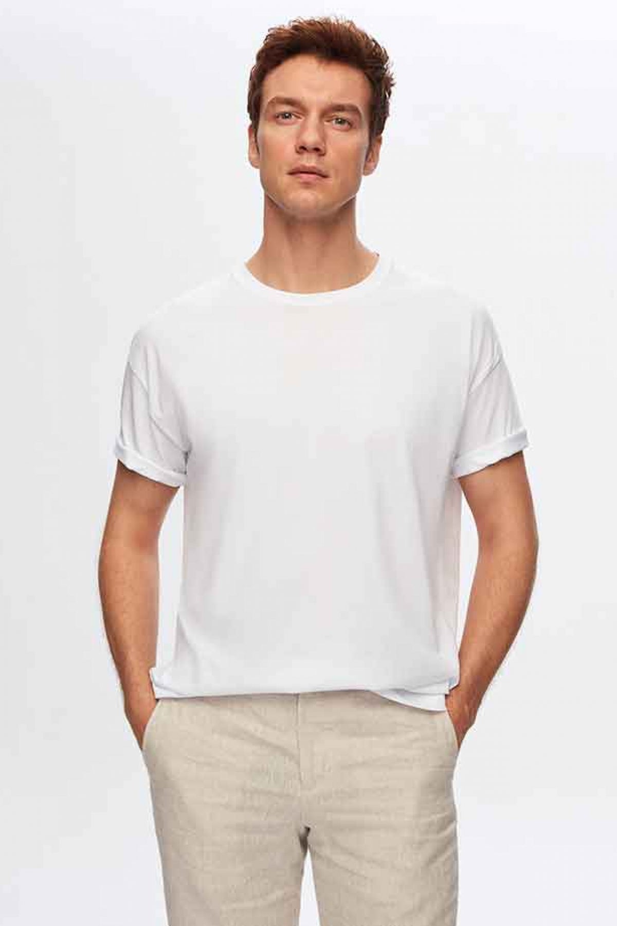 Ds Damat Regular Fit T-Shirt-Lumberjack Shirt  - Cinnamon