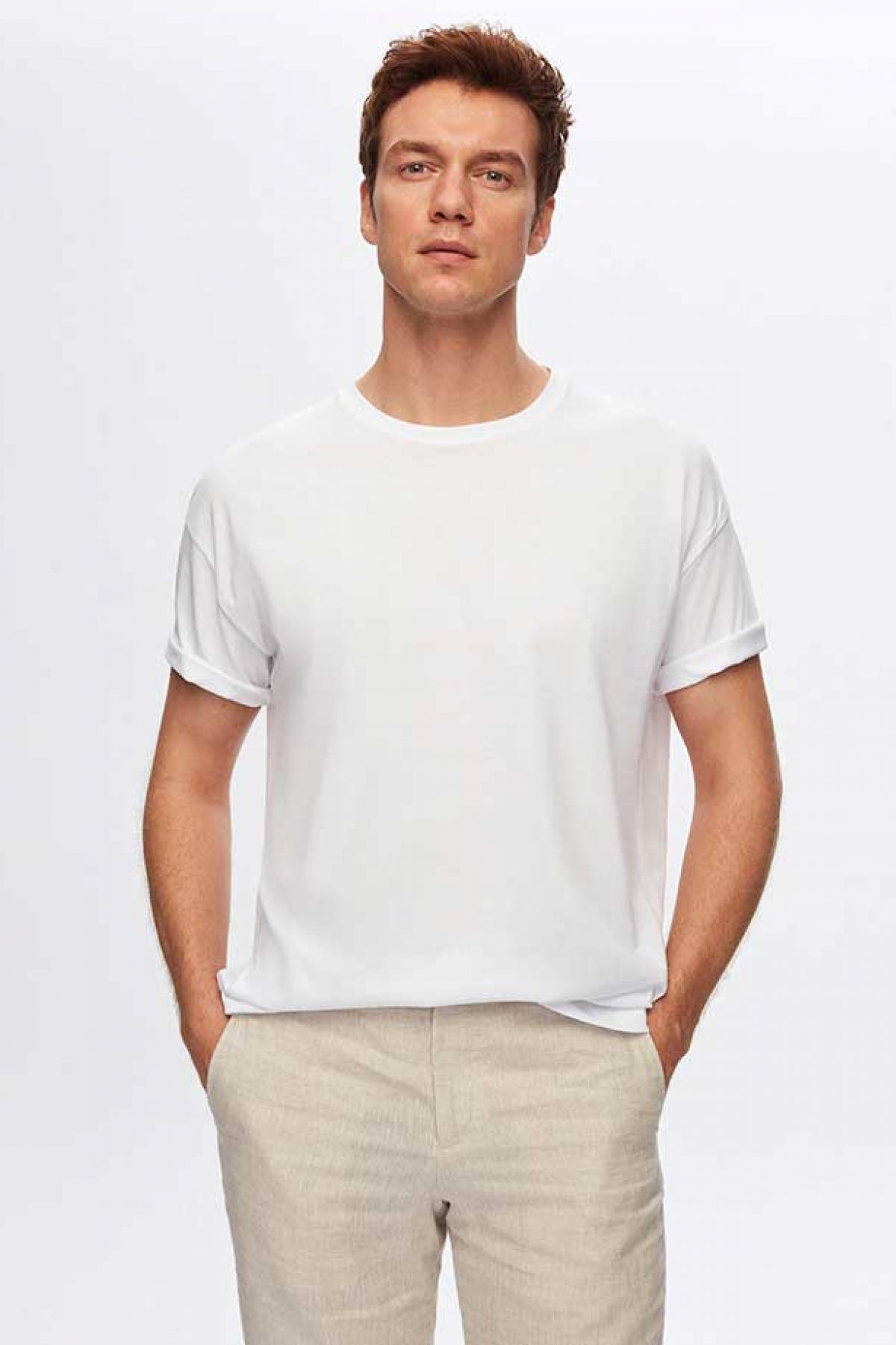 Ds Damat Regular Fit T-Shirt-Lumberjack Shirt  - Mustard