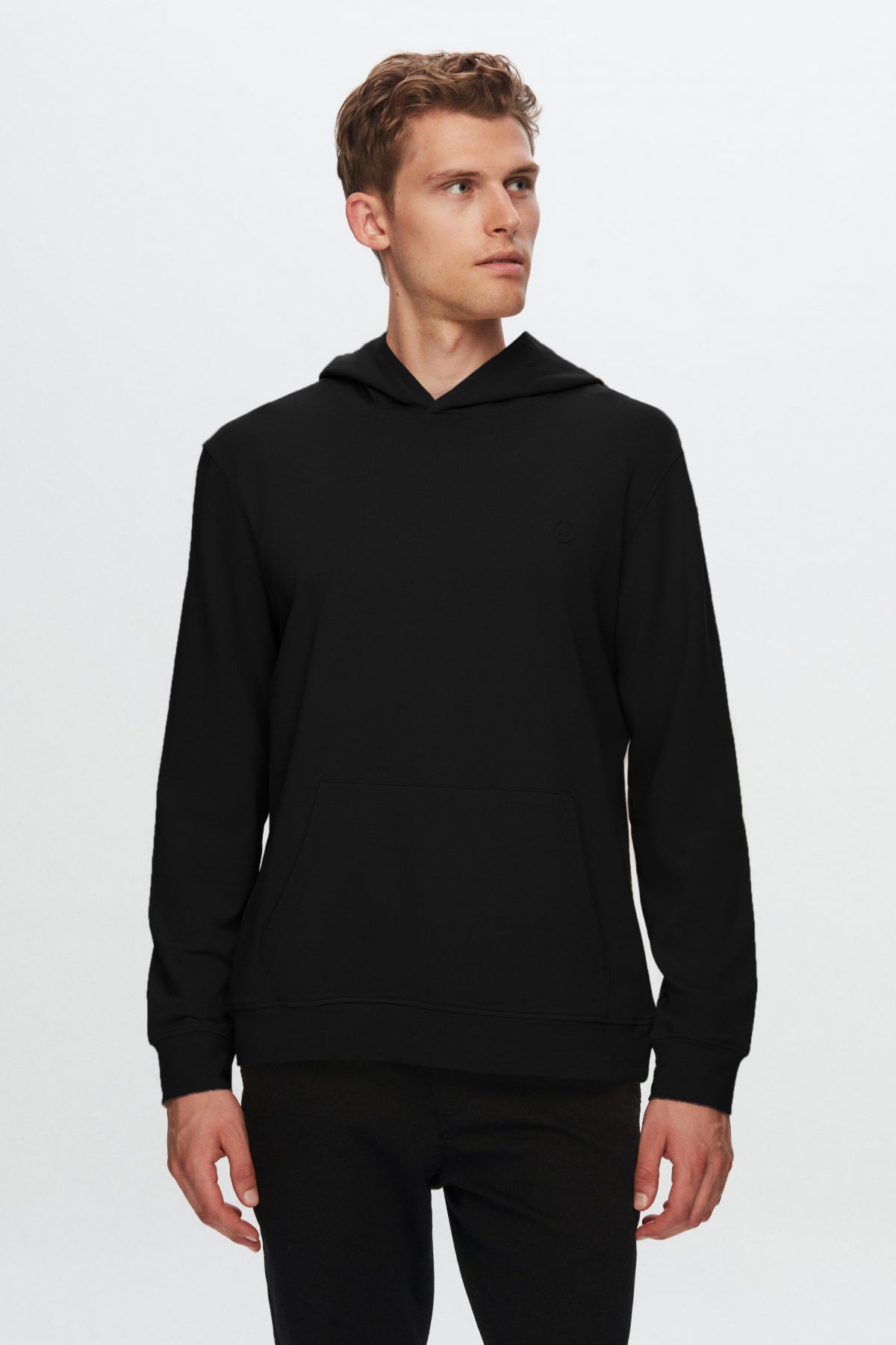 Ds Damat Relaxed Fit Cotton Logo Printed Sweatshirt  - Black