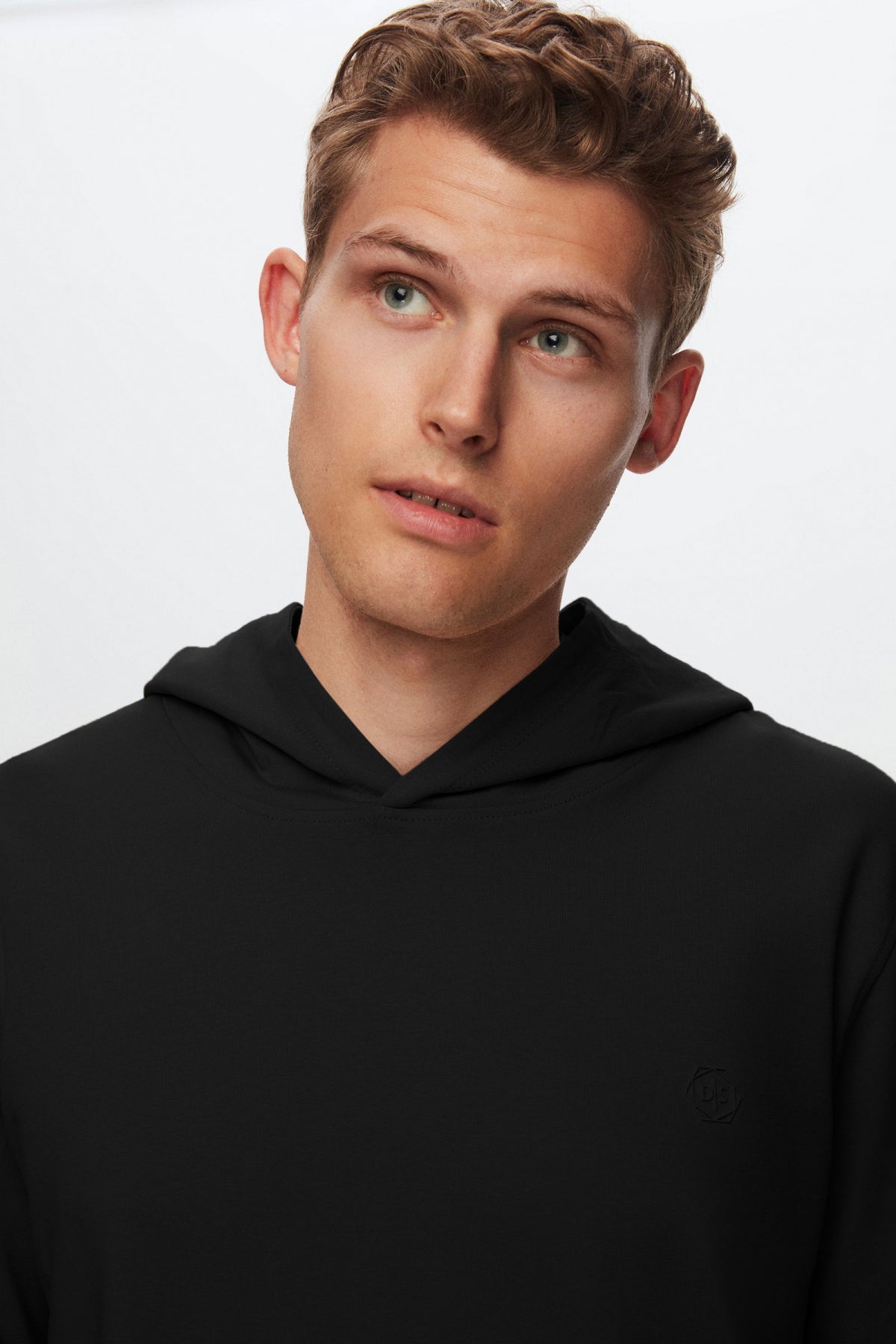 Ds Damat Relaxed Fit Cotton Logo Printed Sweatshirt  - Black