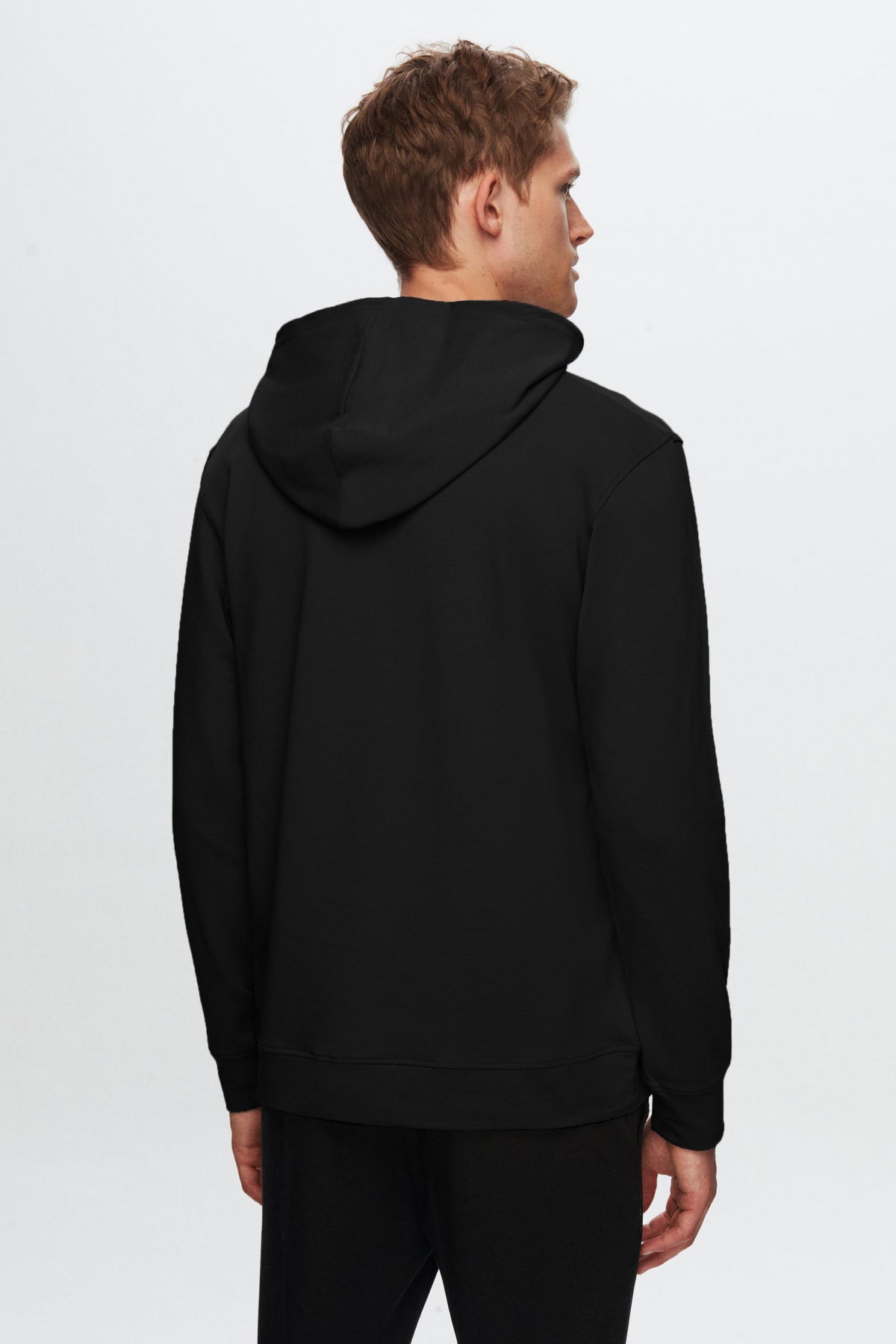 Ds Damat Relaxed Fit Cotton Logo Printed Sweatshirt  - Black
