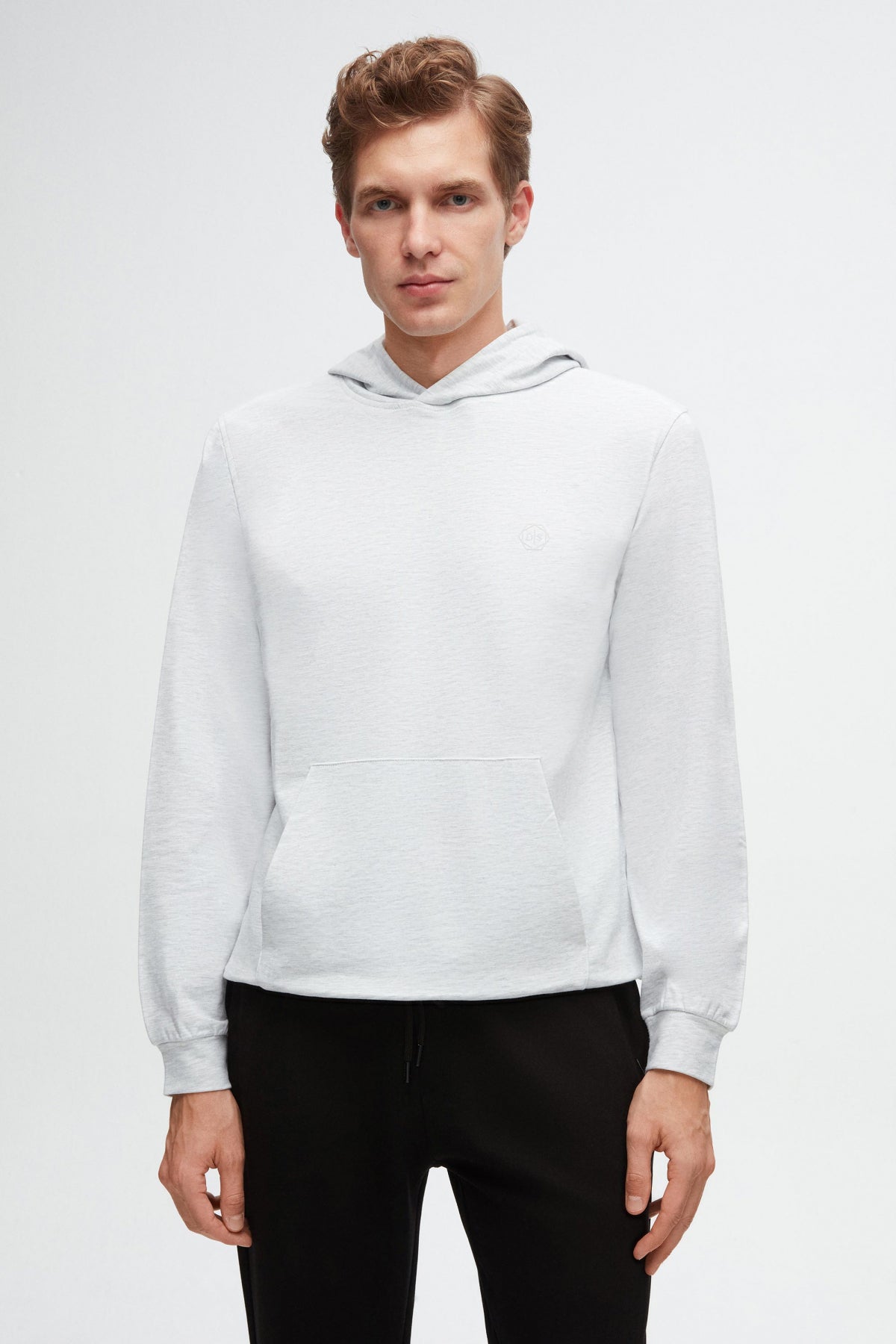 Ds Damat Relaxed Fit Cotton Logo Printed Sweatshirt  - Gray