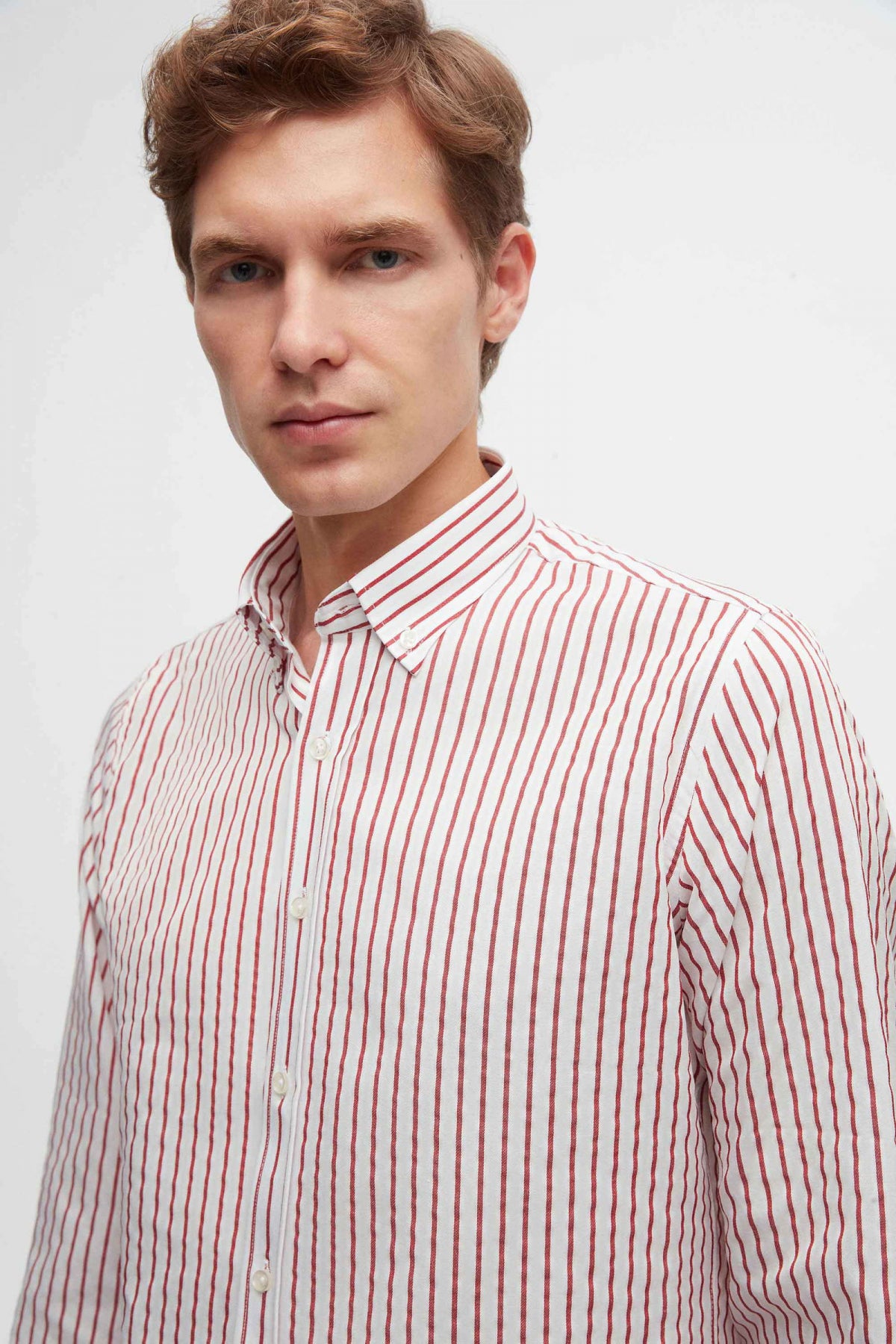 Ds Damat Slim Fit Cotton Blend 2-Pack Crew Neck Shirt and Sweater  - Burgundy