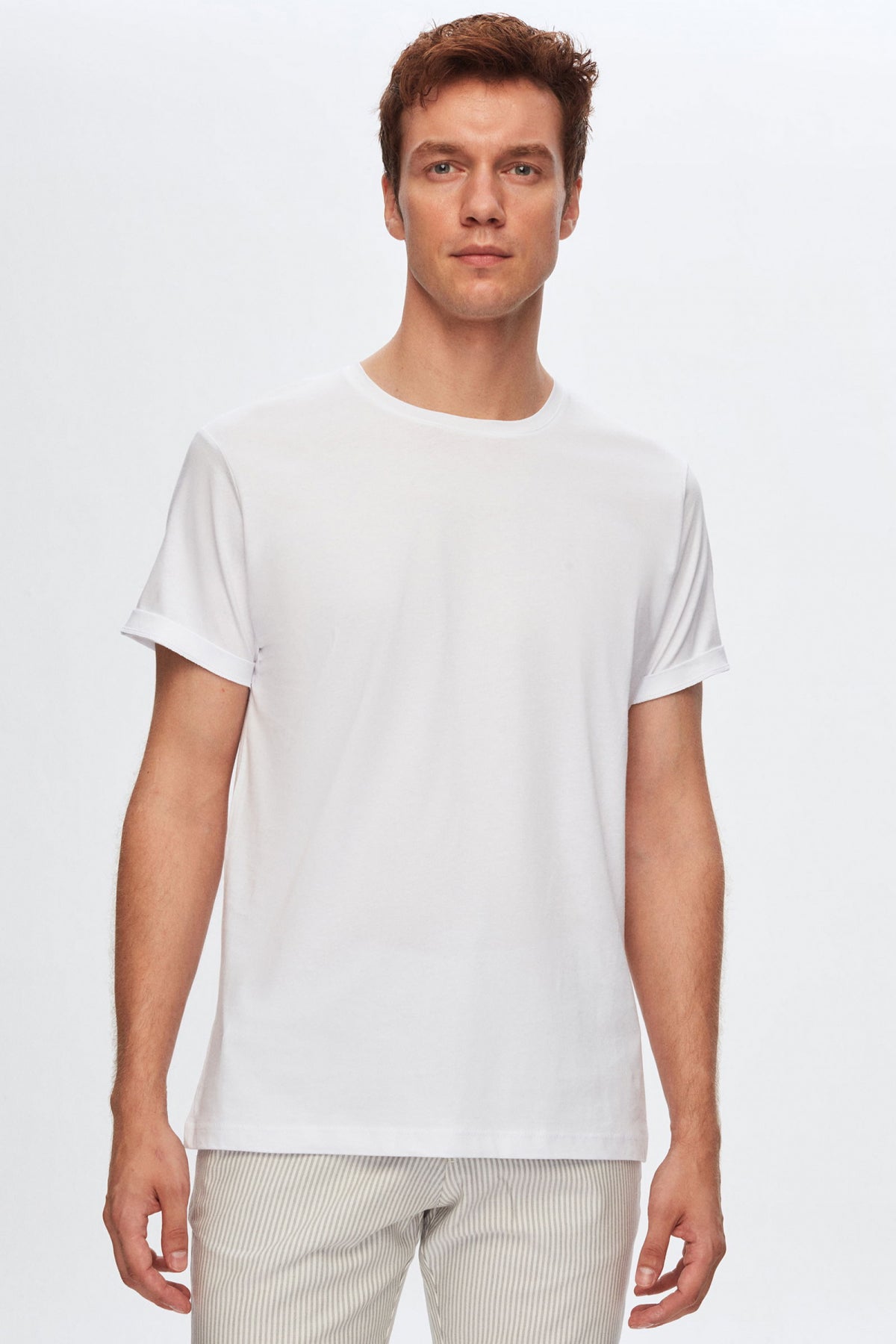 Ds Damat Slim Fit Cotton T-Shirt  - Black/White