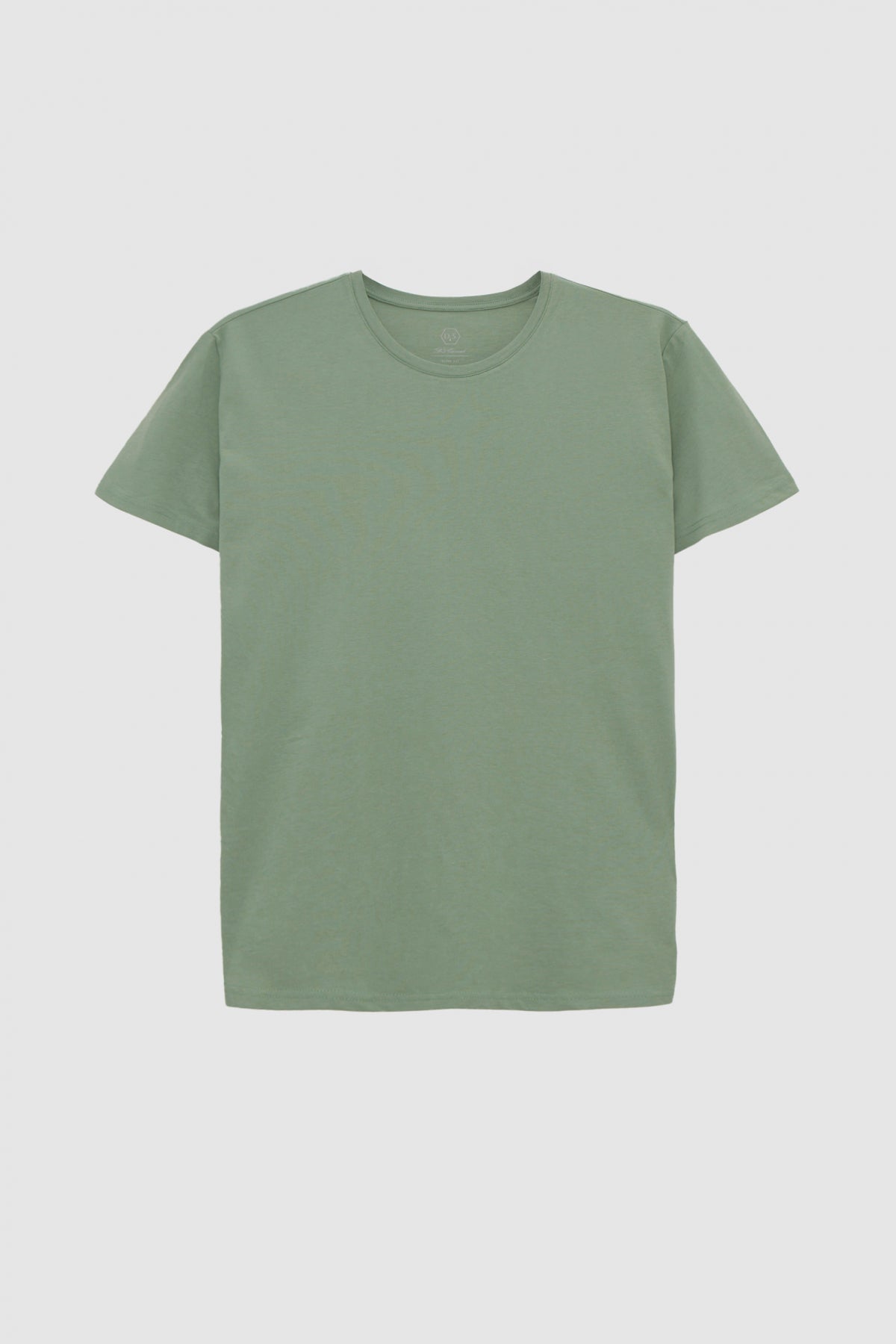 Ds Damat Slim Fit Crew Neck 100% Cotton Breathable T-Shirt  - Green