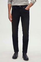 Ds Damat Slim Fit Plain Jean 5-Pocket Stretchable Washed Denim Pants  - Anthracite