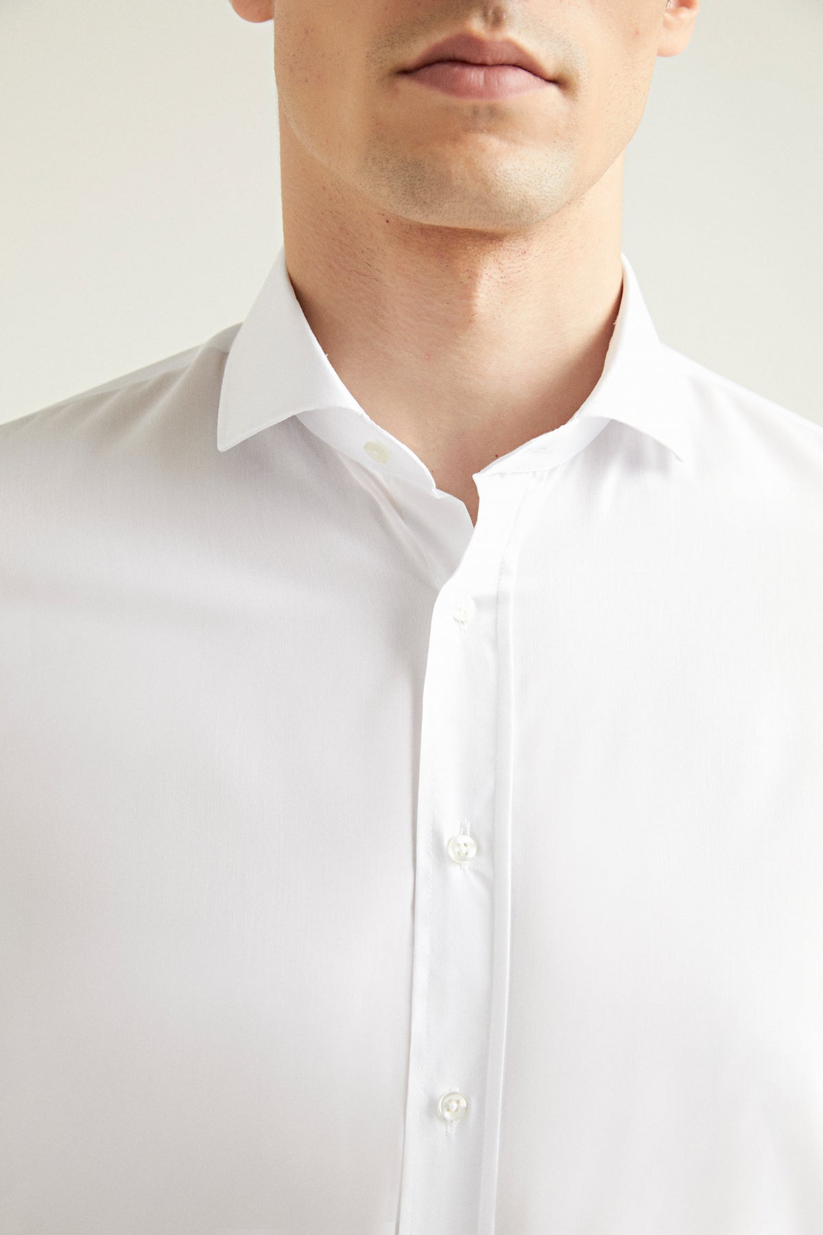 Ds Damat Slim Fit Plain Nano Care Shirt  - White