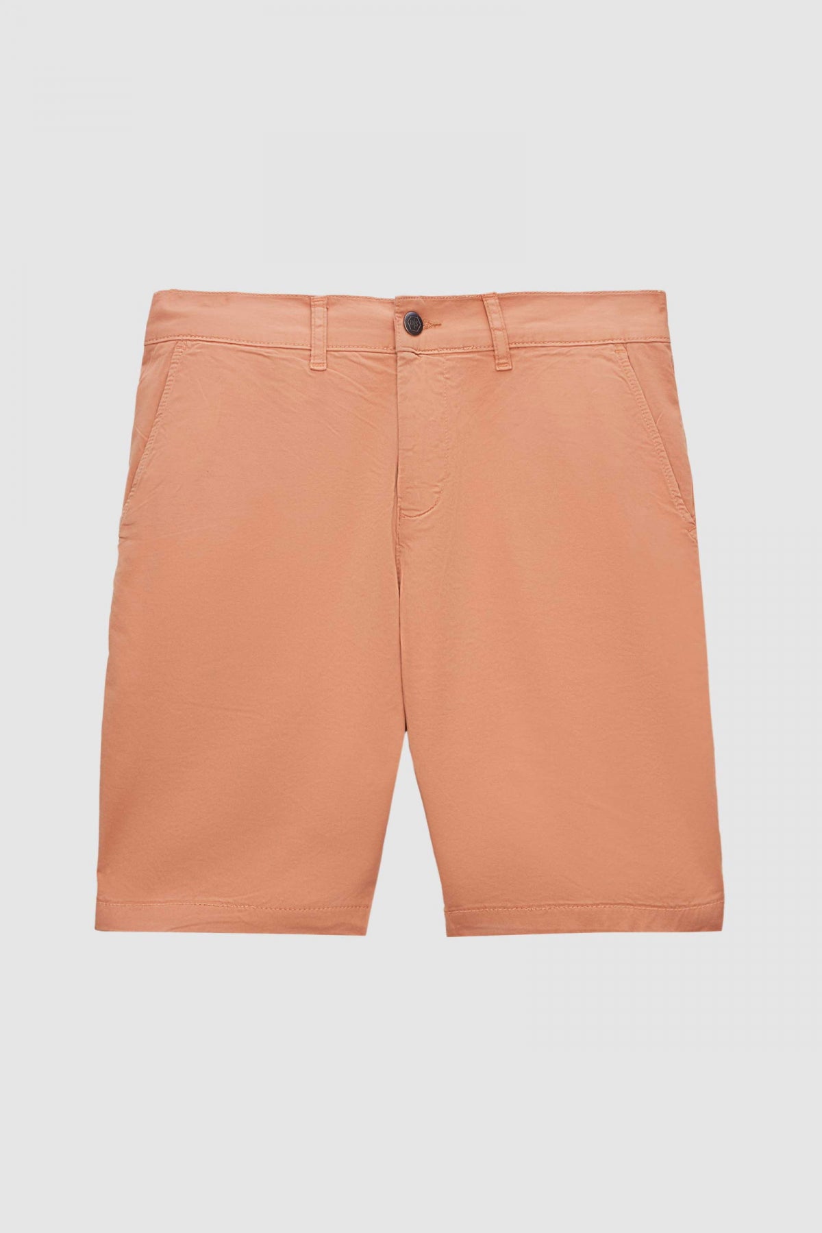 Ds Damat Slim Fit Side Pocket Cotton Chino Shorts  - Camel