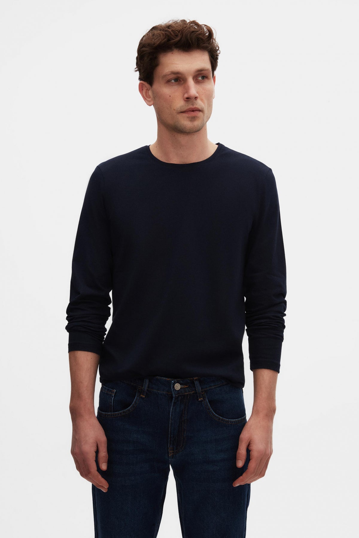 Ds Damat Slim Fit T-Shirt  - Navy Blue