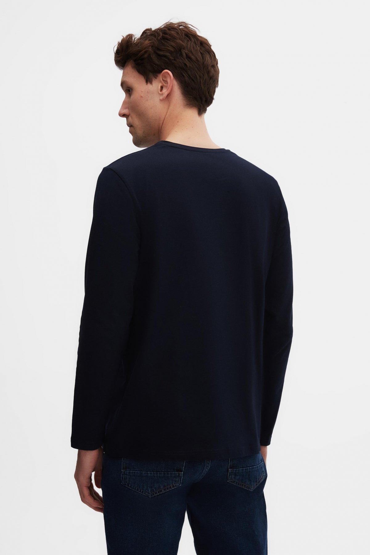 Ds Damat Slim Fit T-Shirt  - Navy Blue