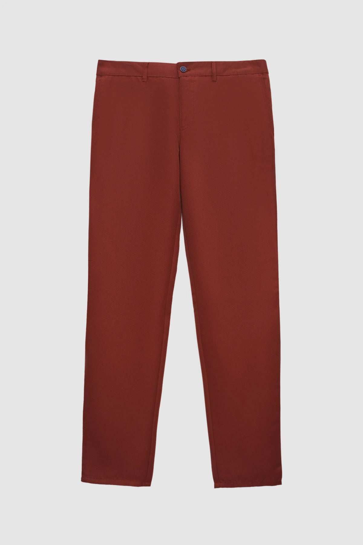 Ds Damat Slim Fit Textured Side Pocket Cotton Chino Pants  - Cinnamon