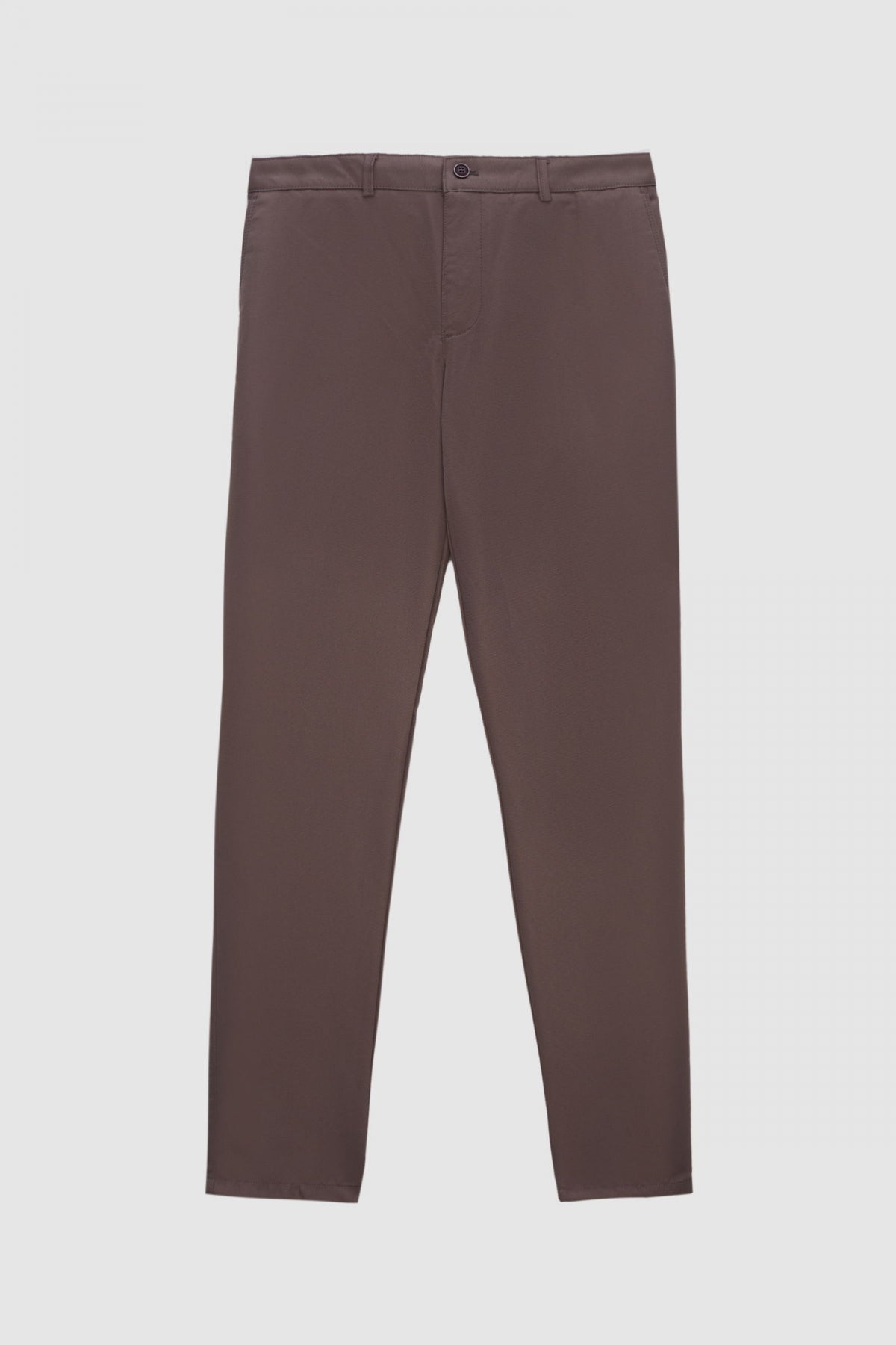 Ds Damat Slim Fit Textured Side Pocket Cotton Chino Pants  - Gray