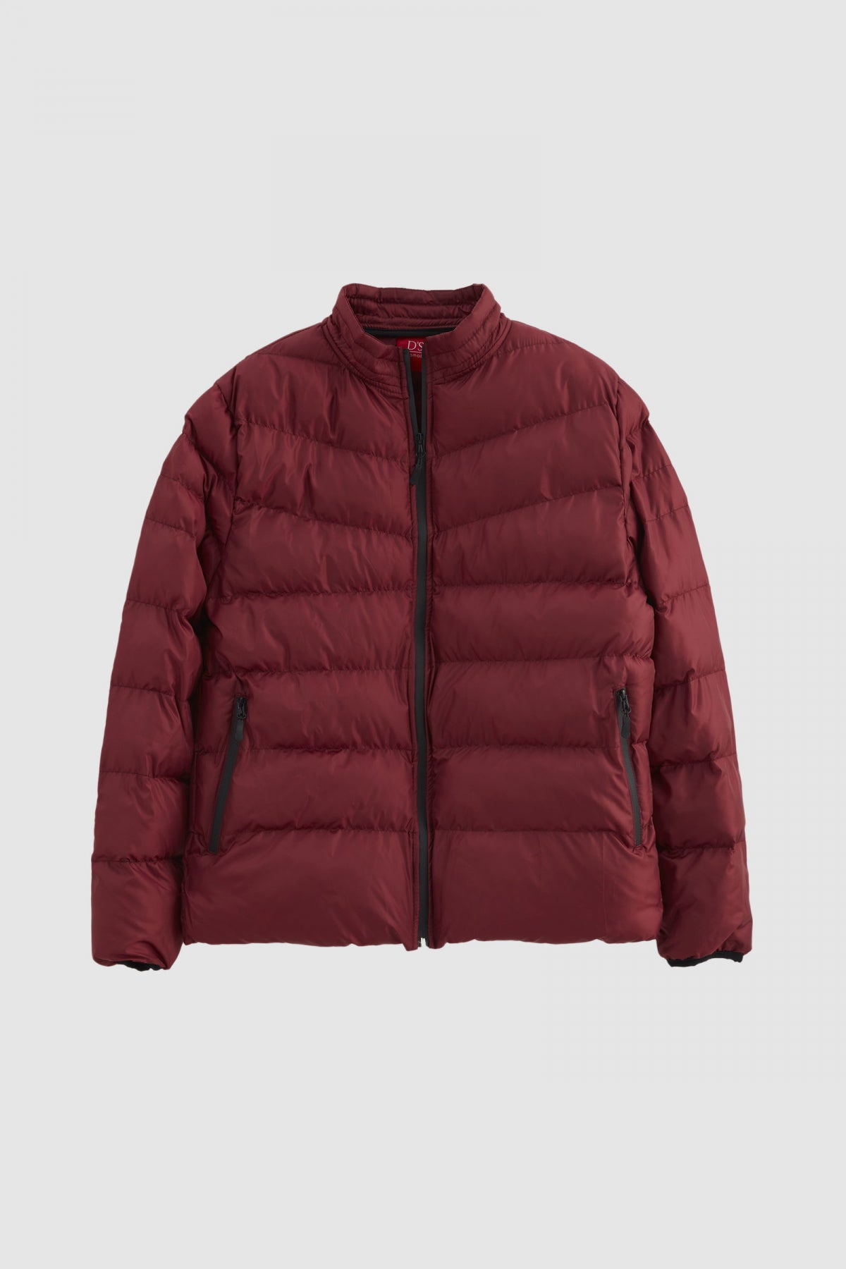 Ds Damat Slim Fit Windproof Fiber-Filled Puffer Jacket  - Burgundy