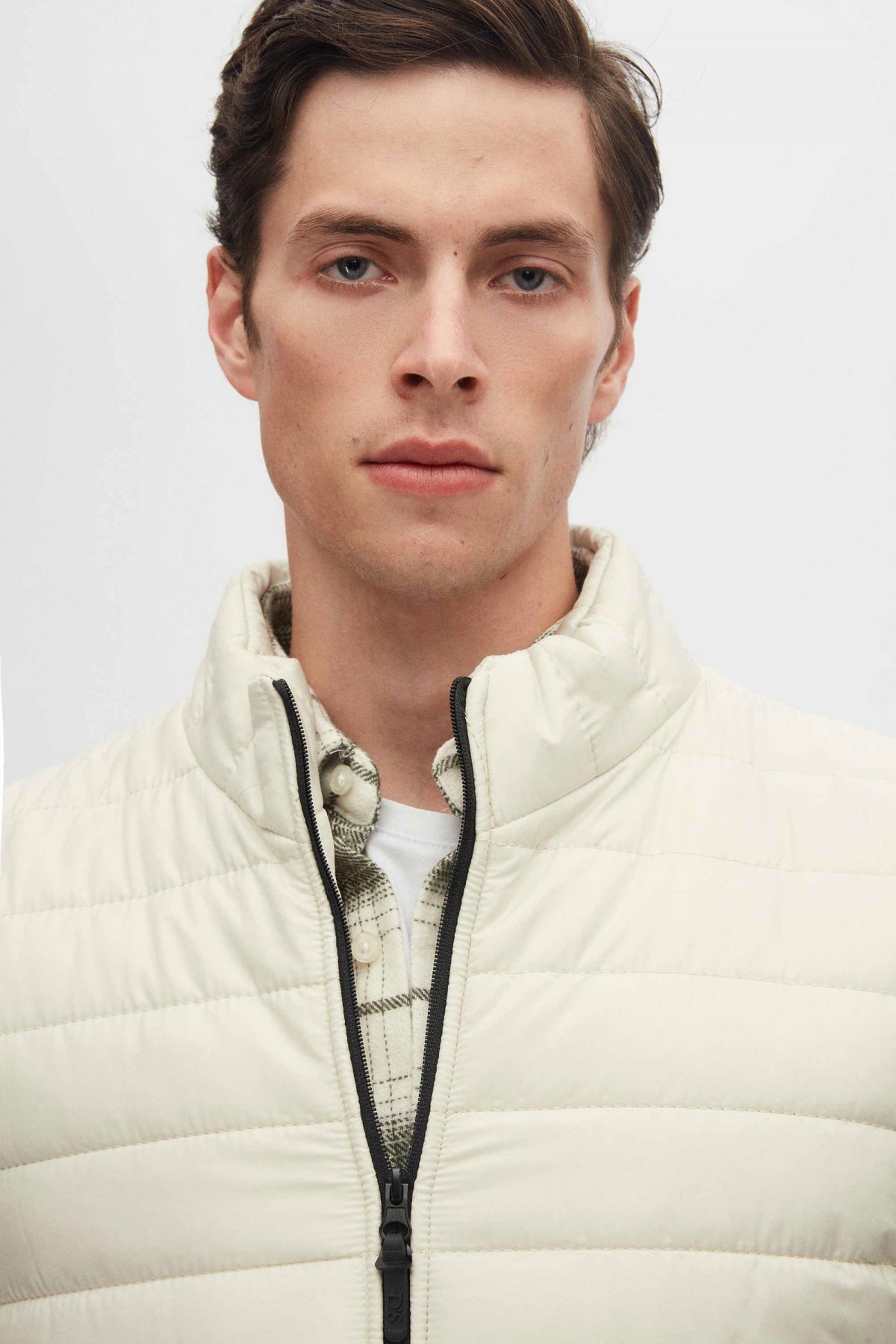 Ds Damat Slim Fit Windproof Fiber-Filled Puffer Jacket  - Stone